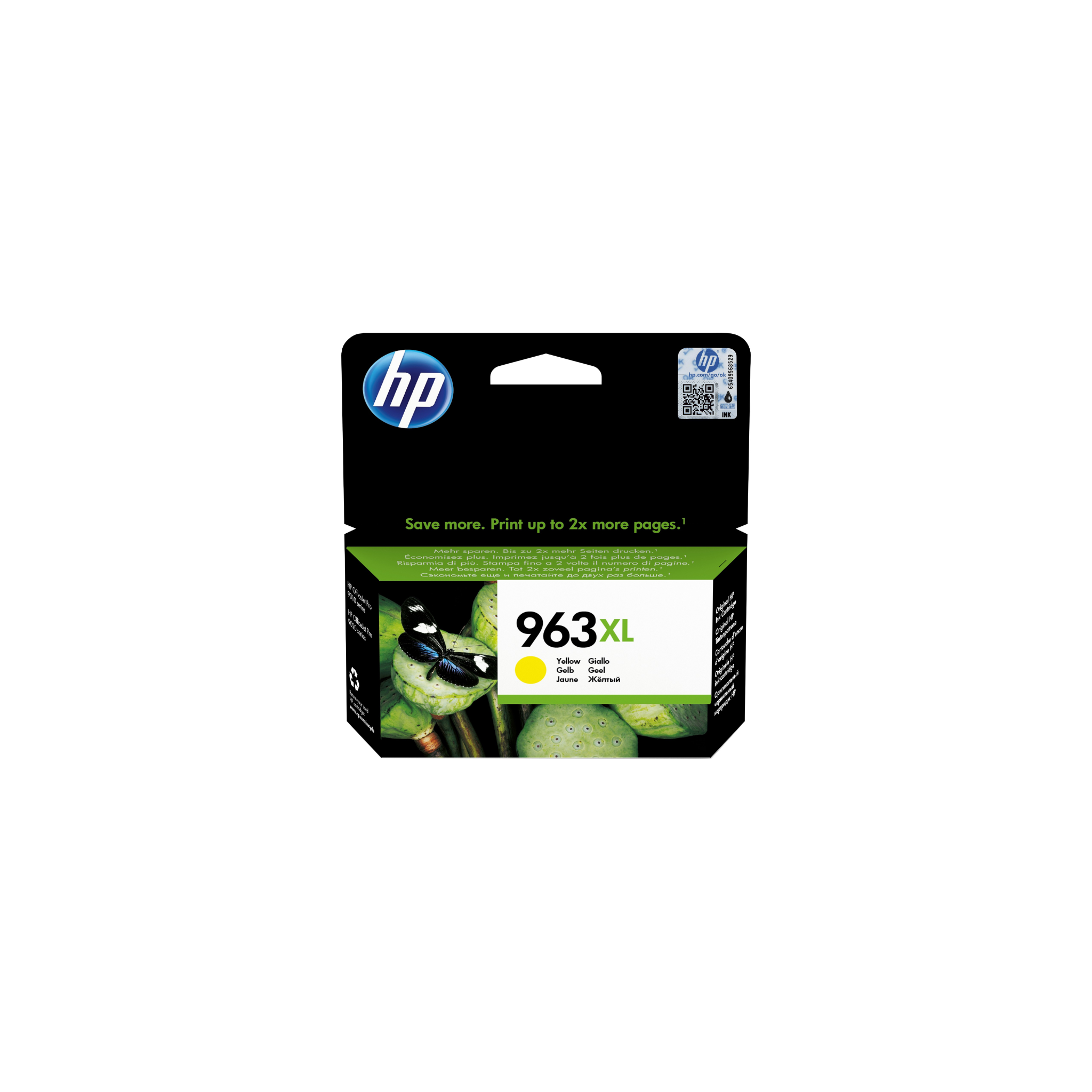 ראש דיו צהוב מקורי HP 963XL