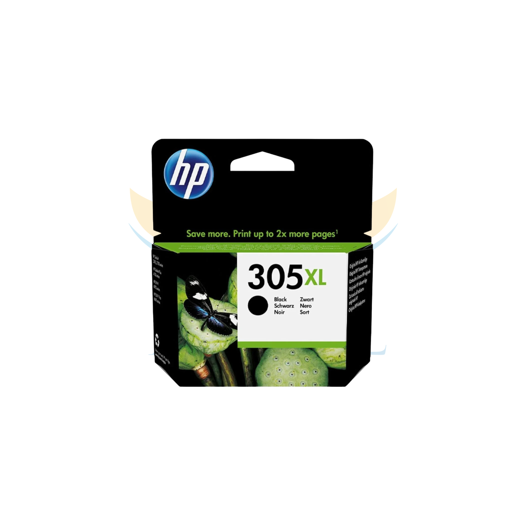 ראש דיו שחור מקורי HP 305XL
