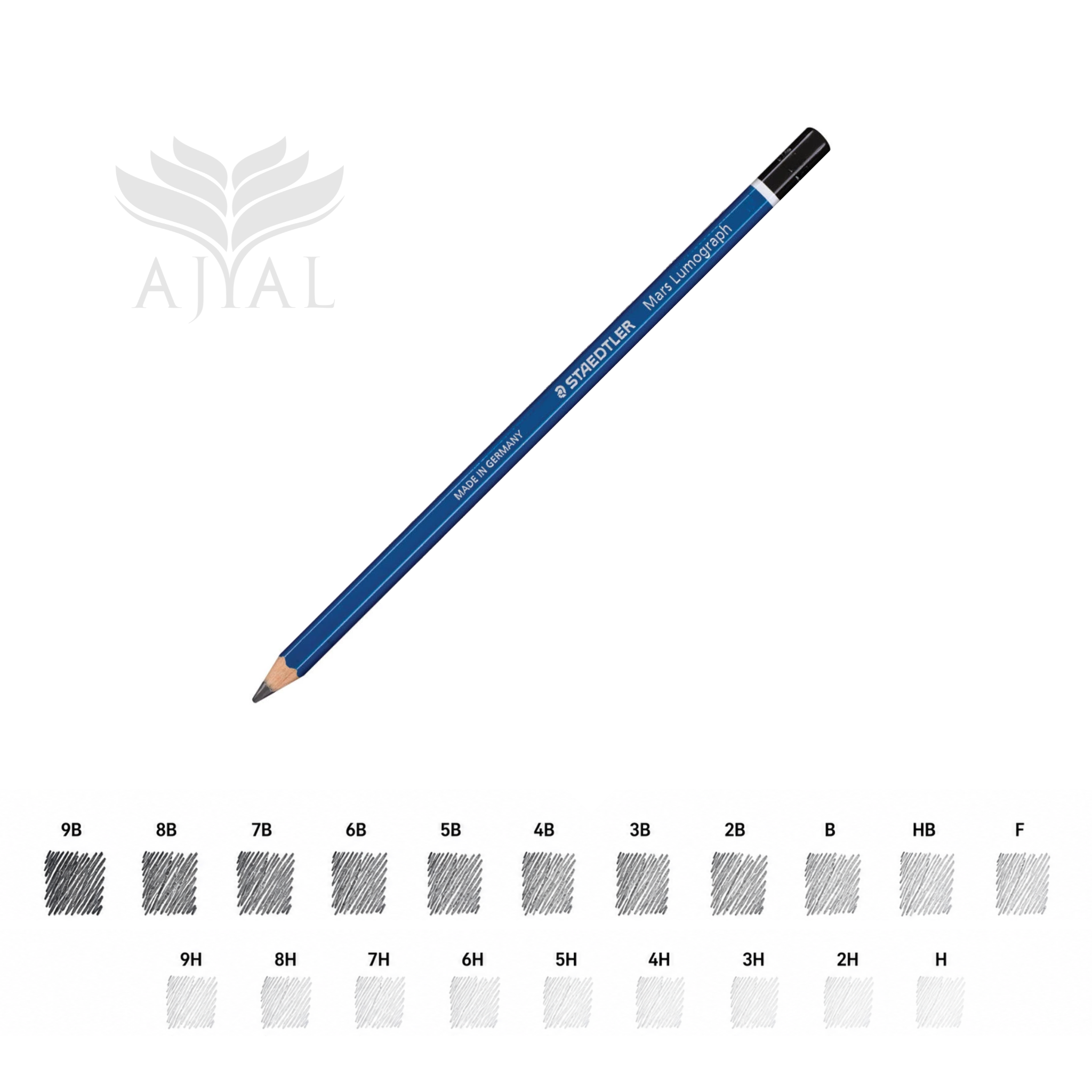 עפרון שרטוט שטדלר STAEDTLER MARS LUMOGRAPH
