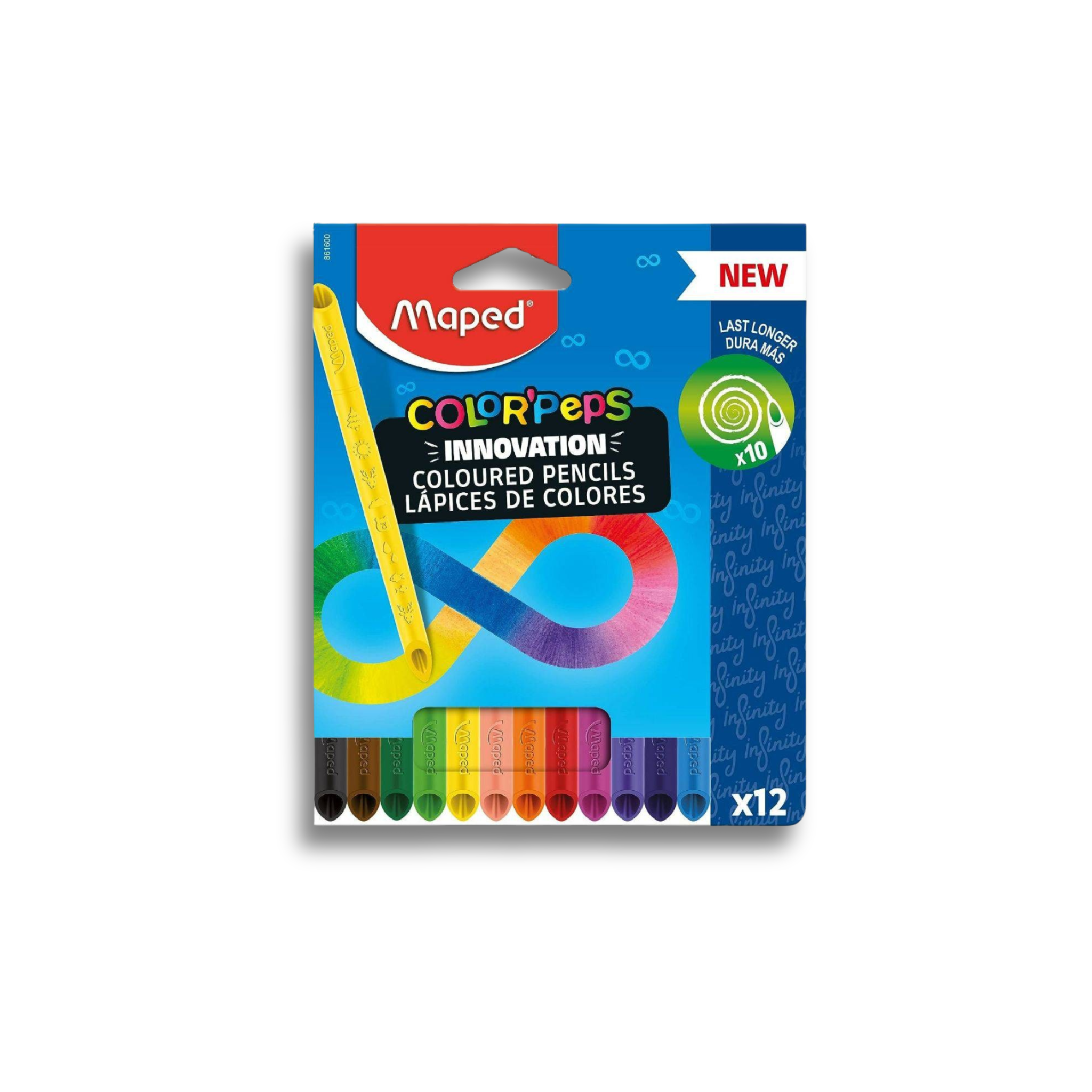 צבע עיפרון ללא חידוד אינפיניטי 1/12