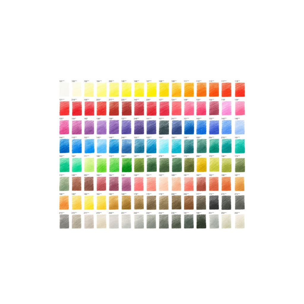 סט 120 עפרונות במזוודת עץ Faber Castell Polychromos