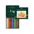סט 24 עפרונות Polycromos במארז פח Faber Castell