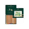 סט 24 עפרונות Pitt Pastel במארז פח Faber Castell