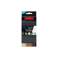 Faber Castell Black Edition סדרה שחורה סט 12 עפרונות גווני גוף