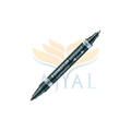 טוש לא מחיק דו צדדי LUMOCOLOR DUO F + M שחור STAEDTLER