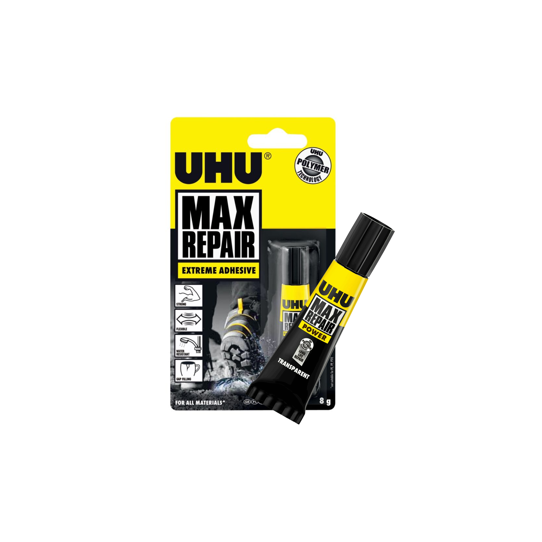 דבק חזק במיוחד  UHU MAX REPAIR