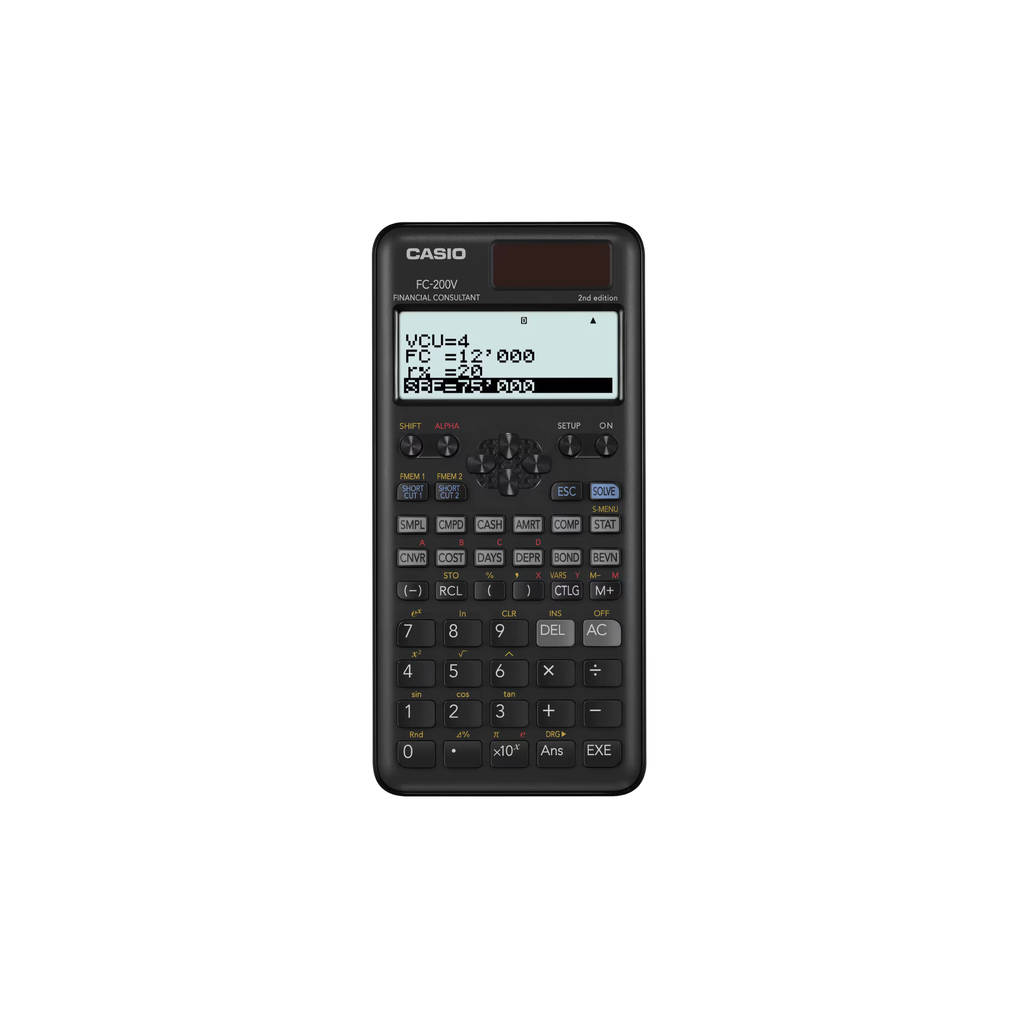 מחשבון פיננסי CASIO FC-200V