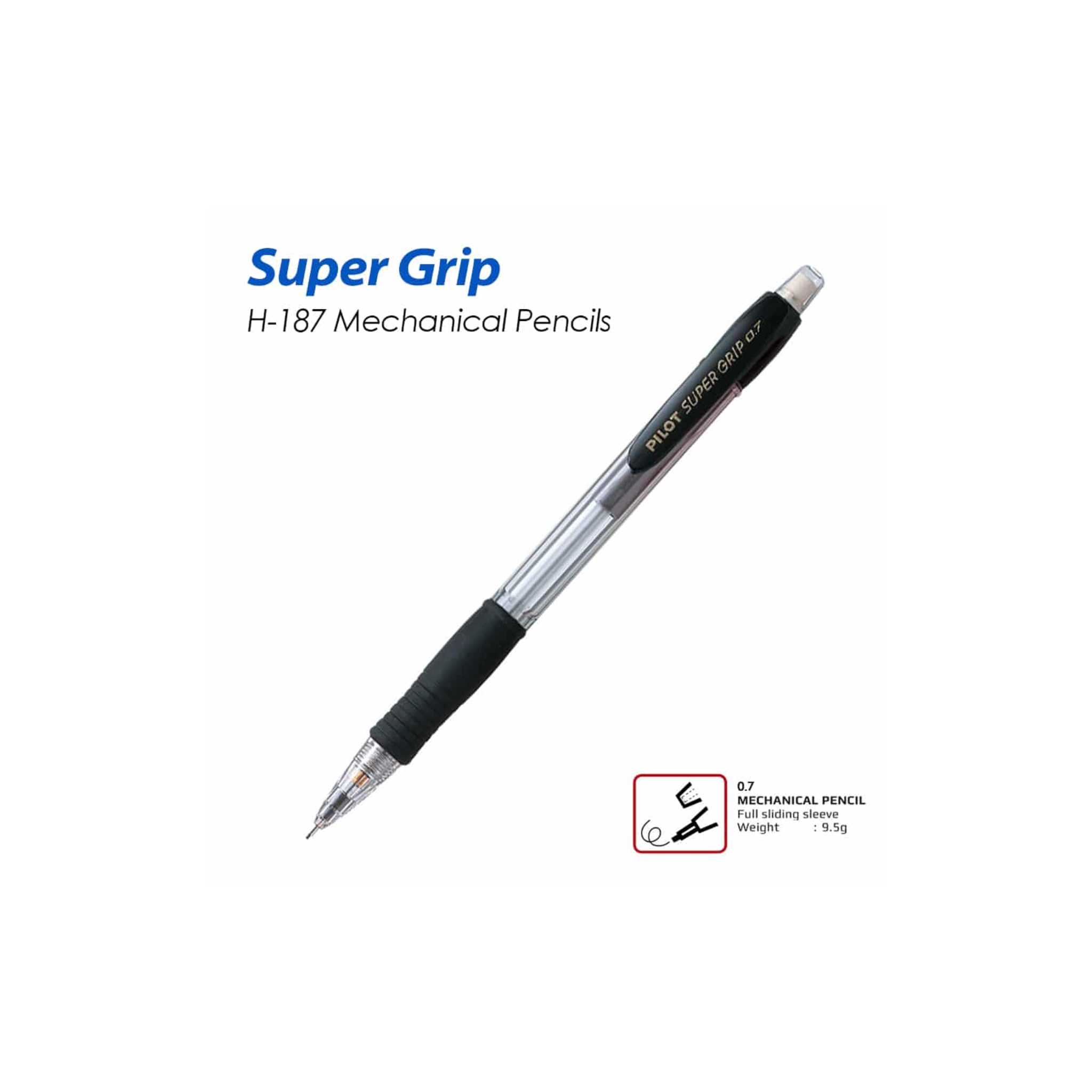 PILOT SUPER GRIP 0.7 עפרון מכני