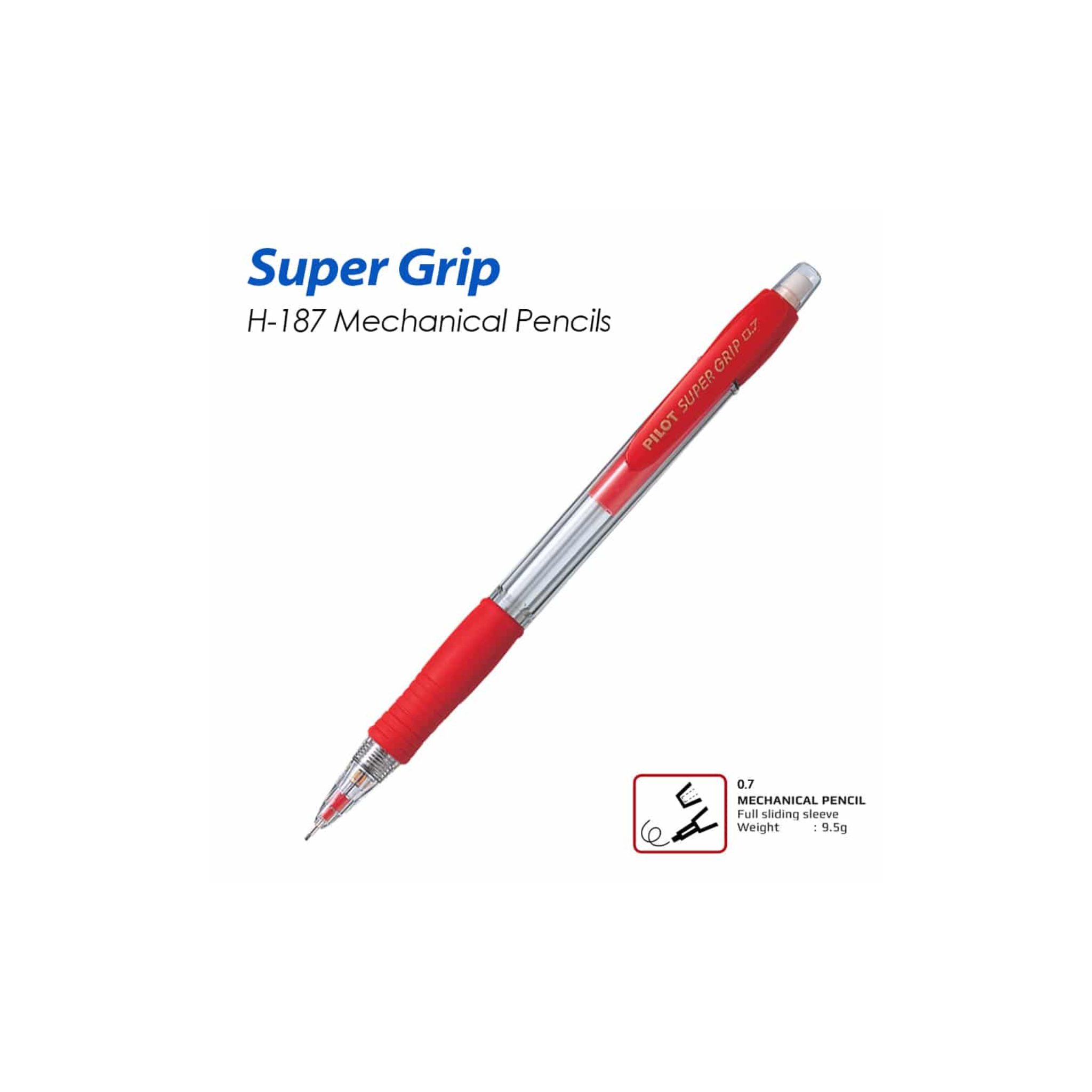PILOT SUPER GRIP 0.7 עפרון מכני