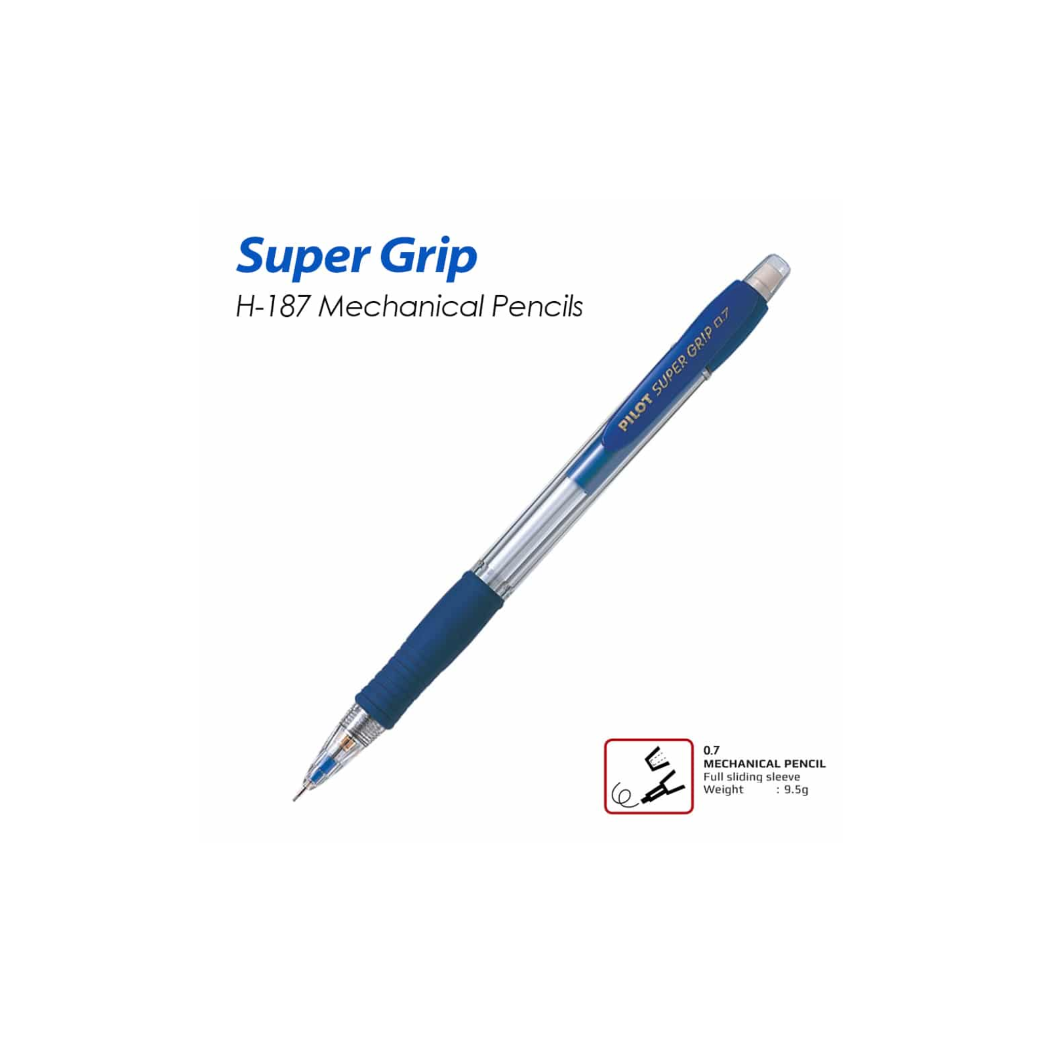PILOT SUPER GRIP 0.7 עפרון מכני