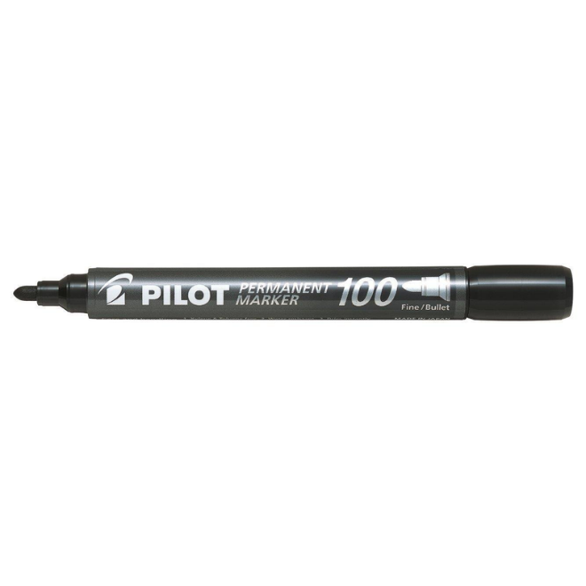 טוש פרמננט ראש עגול PILOT 100