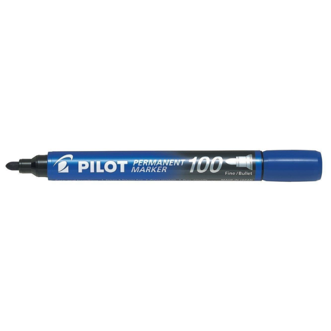 טוש פרמננט ראש עגול PILOT 100
