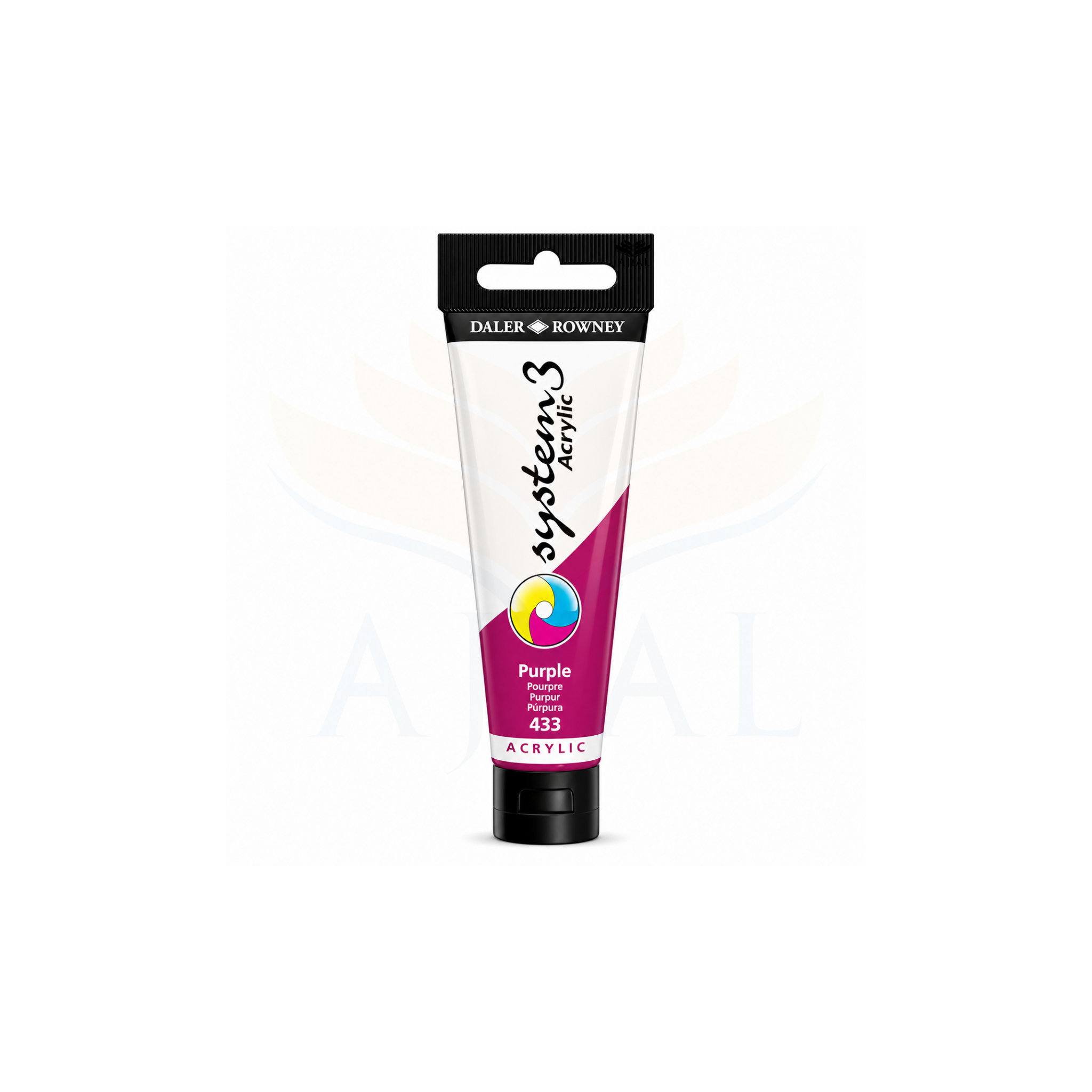 צבע אקרילי 150 מ"ל DALER ROWNEY SYSTEM 3 Purple 433