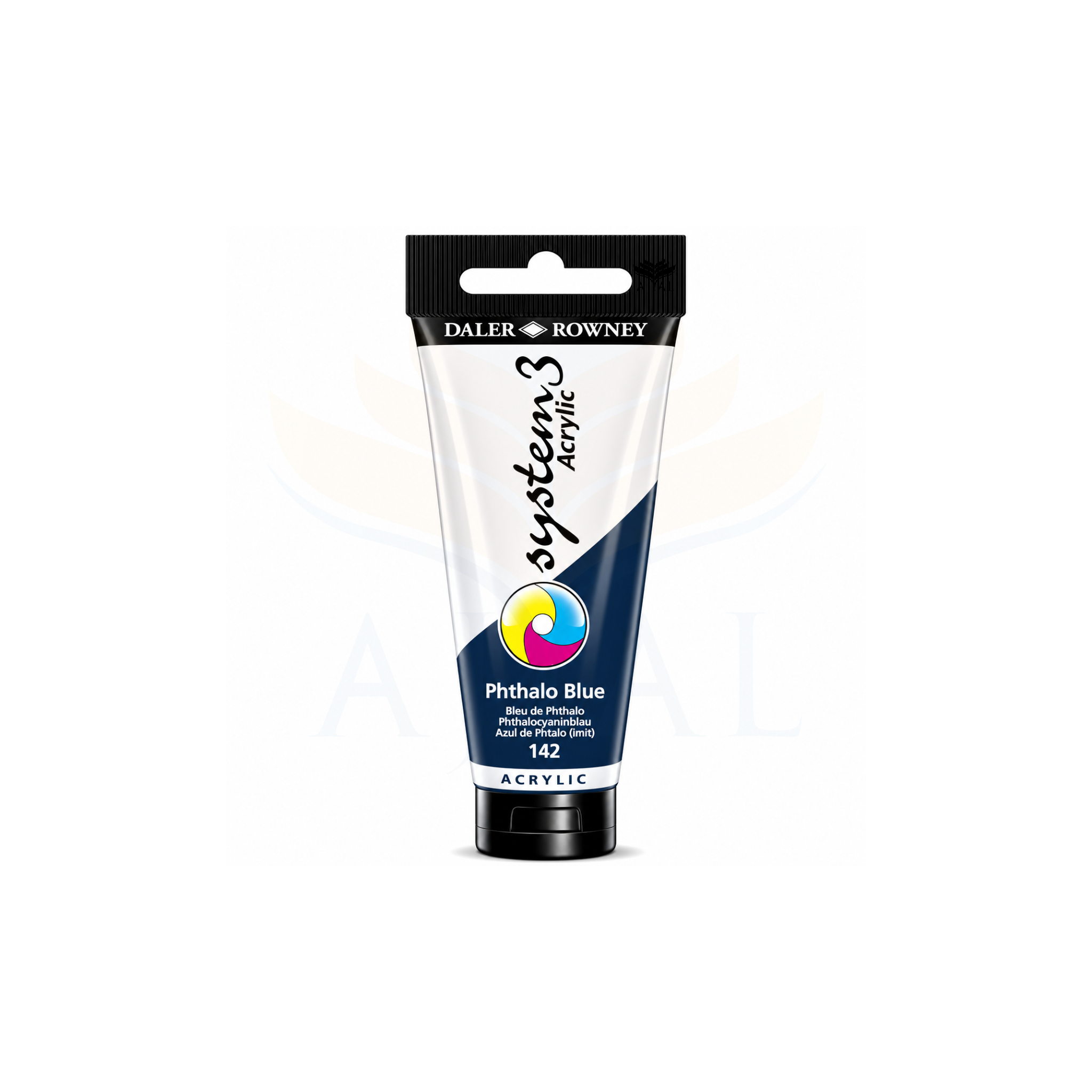 צבע אקרילי 150 מ"ל DALER ROWNEY SYSTEM 3 Phthalo Blue 142