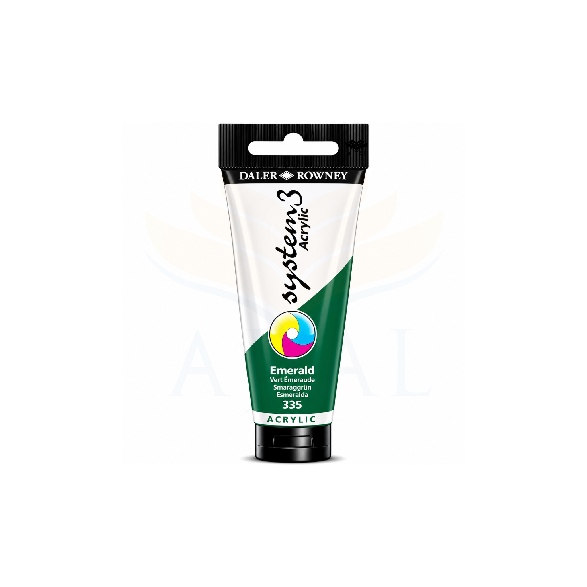 צבע אקרילי 150 מ"ל DALER ROWNEY SYSTEM 3 Emerald 335