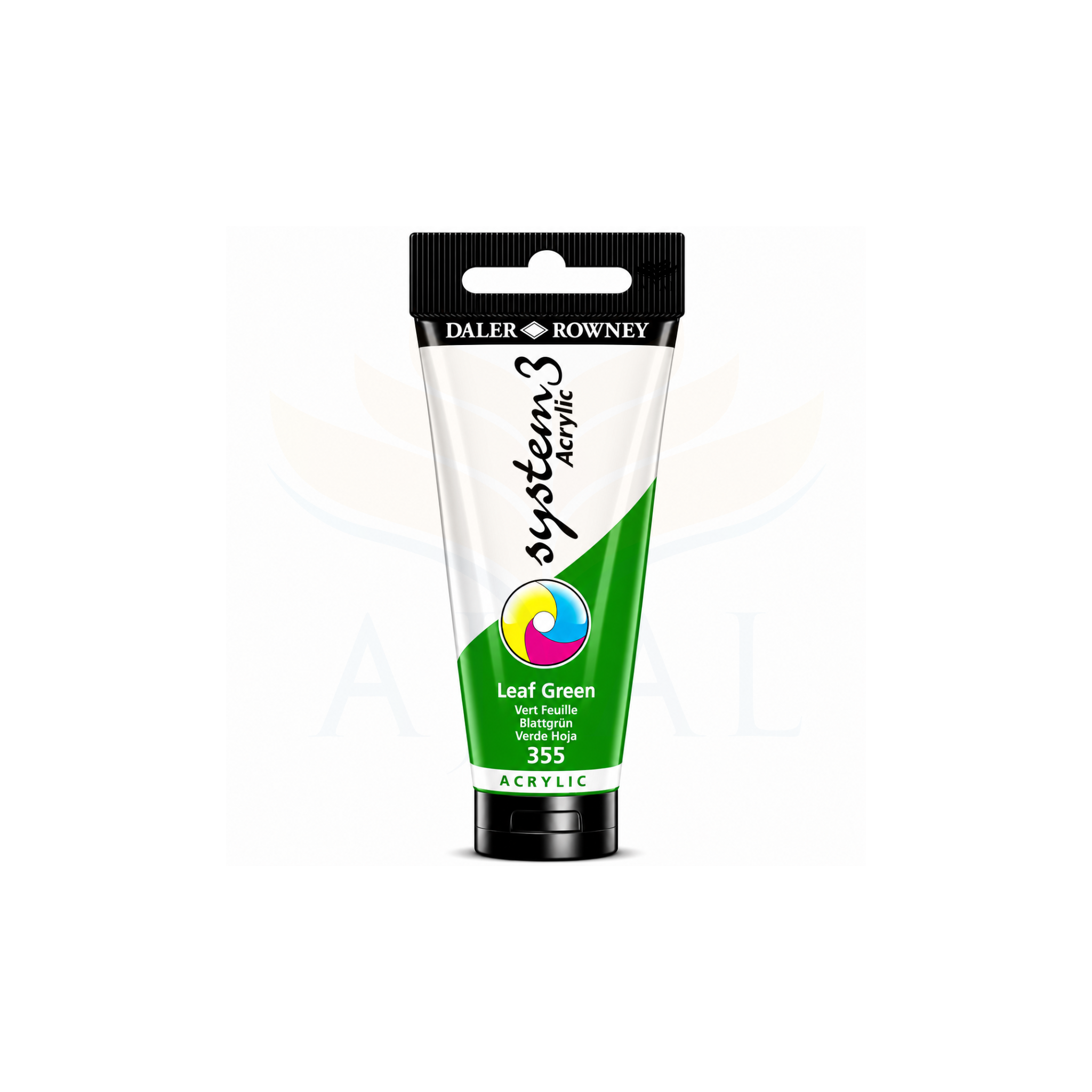 צבע אקרילי 150 מ"ל DALER ROWNEY SYSTEM 3 Leaf Green 355