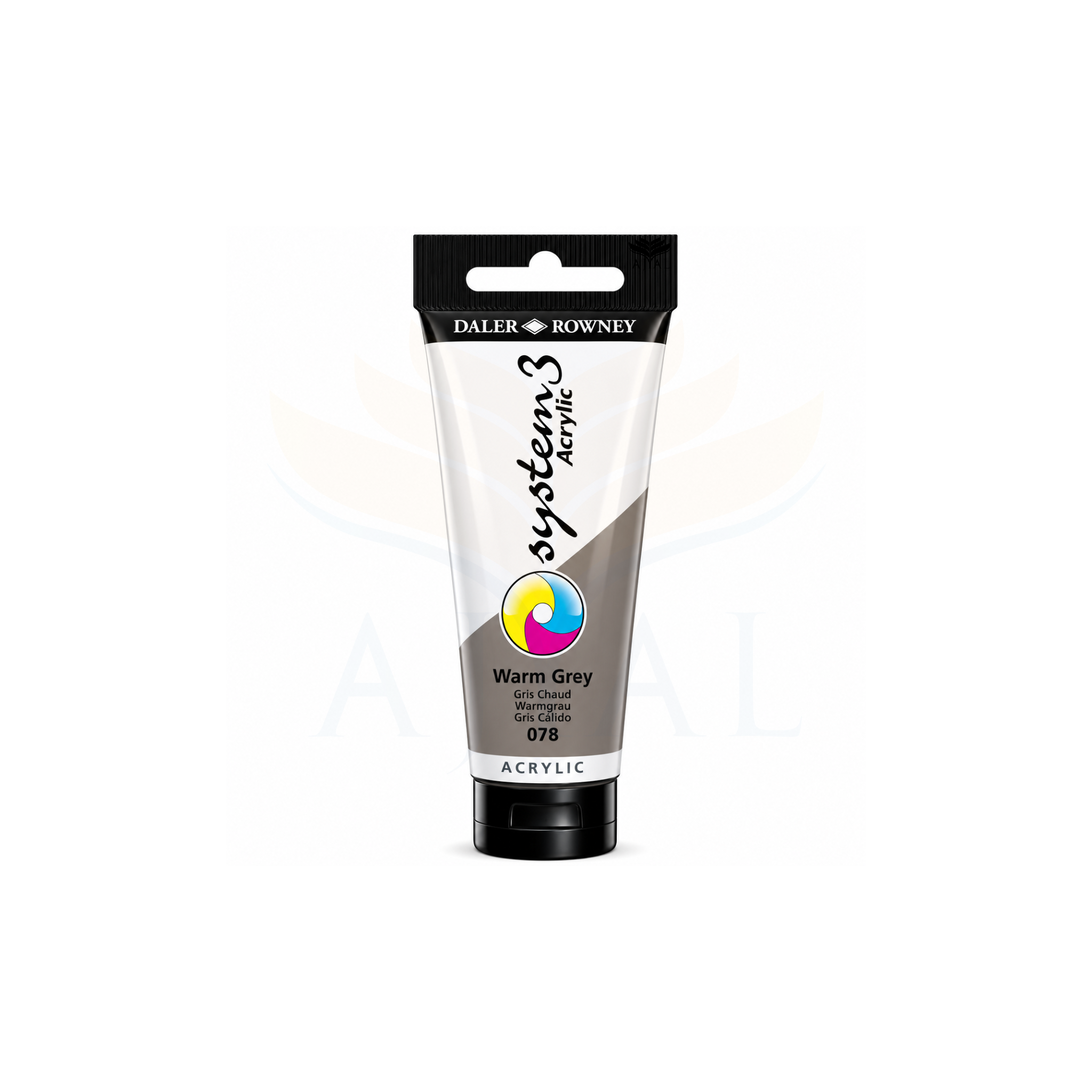 צבע אקרילי 150 מ"ל DALER ROWNEY SYSTEM 3 Warm Grey 078