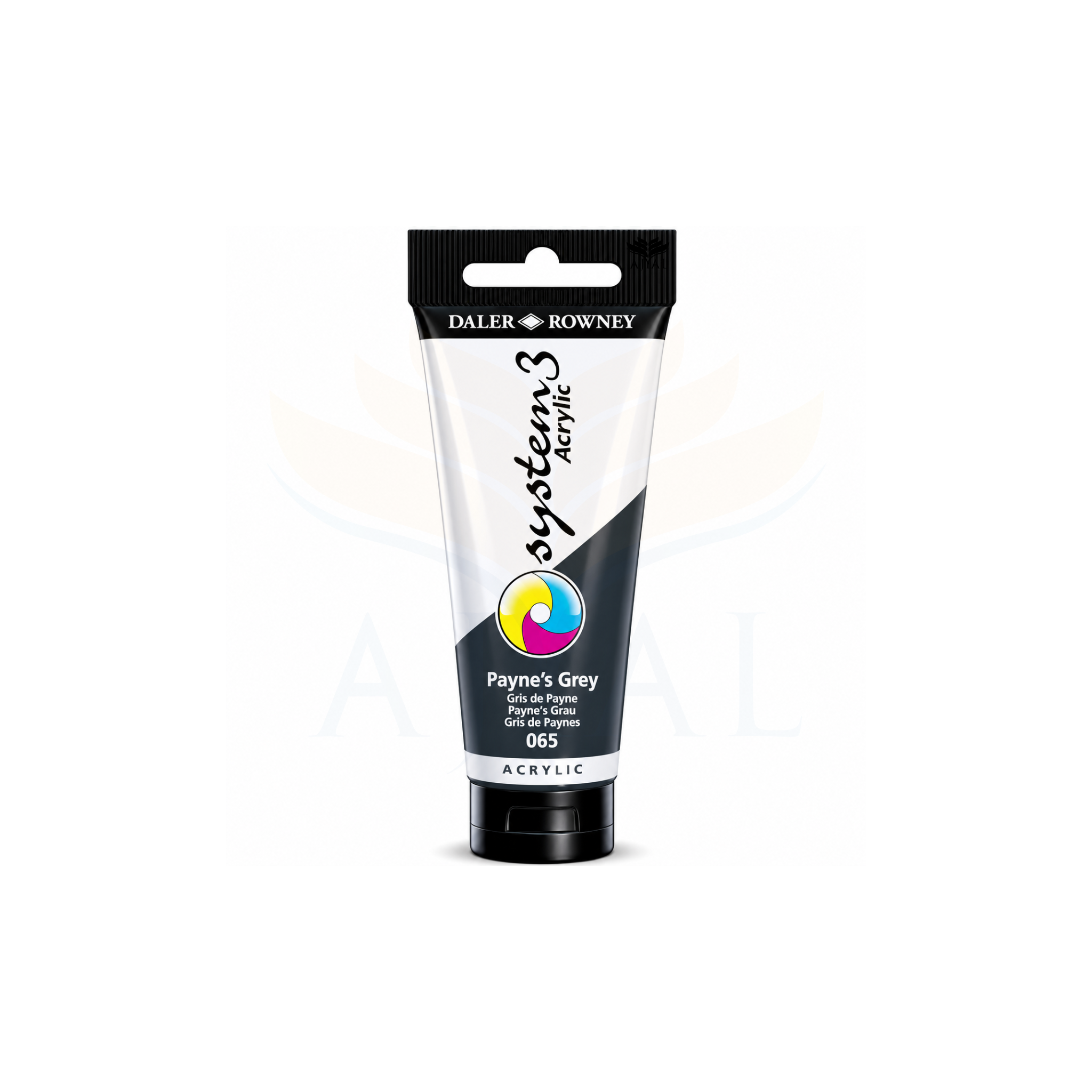 צבע אקרילי 150 מ"ל DALER ROWNEY SYSTEM 3 Payne's Grey 065