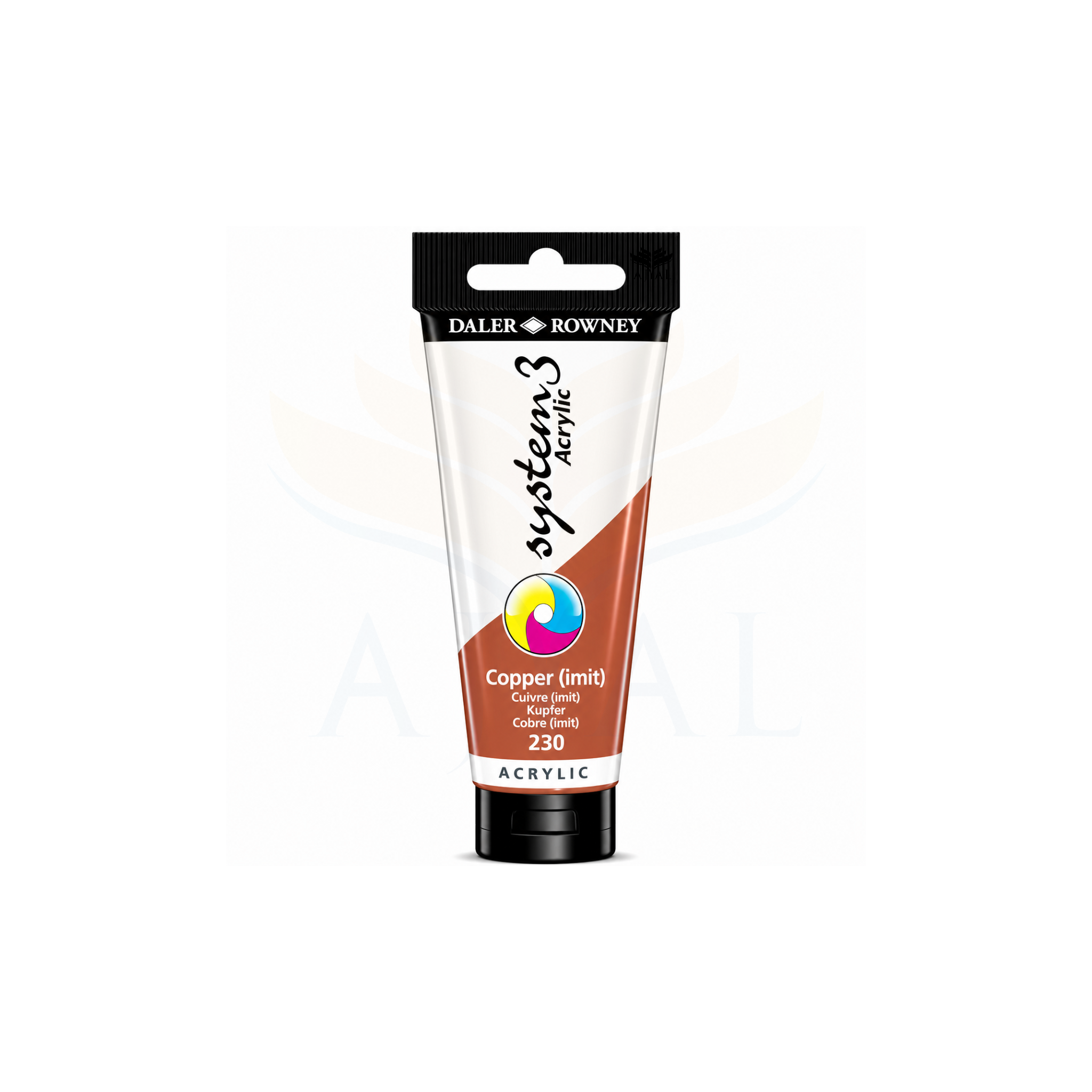 צבע אקרילי 150 מ"ל DALER ROWNEY SYSTEM 3 Copper imit 230