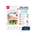 נעצים ללוח שעם צבעוניים DELI PUSH PINS