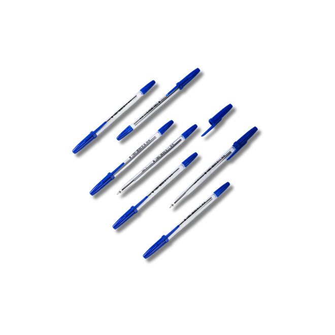 50 עט כדורי כחול Deli p1 classic 0.7