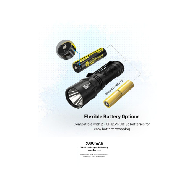 NITECORE MT2C PRO 1800 פנס יד לומן