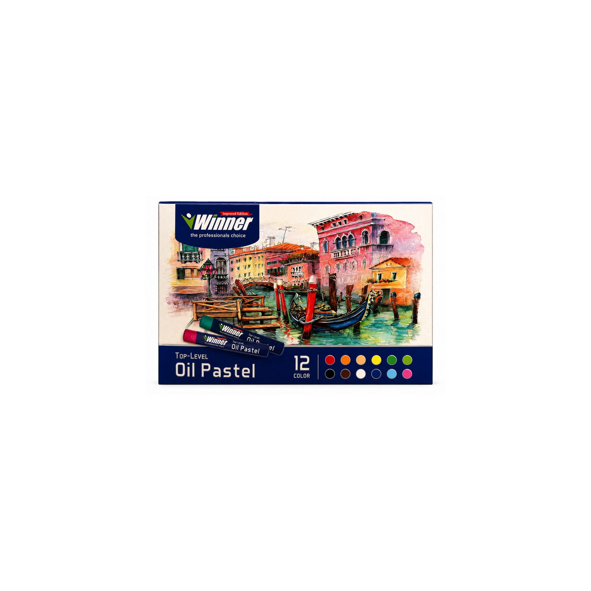 WINNER צבעי פסטל שמן 12\1