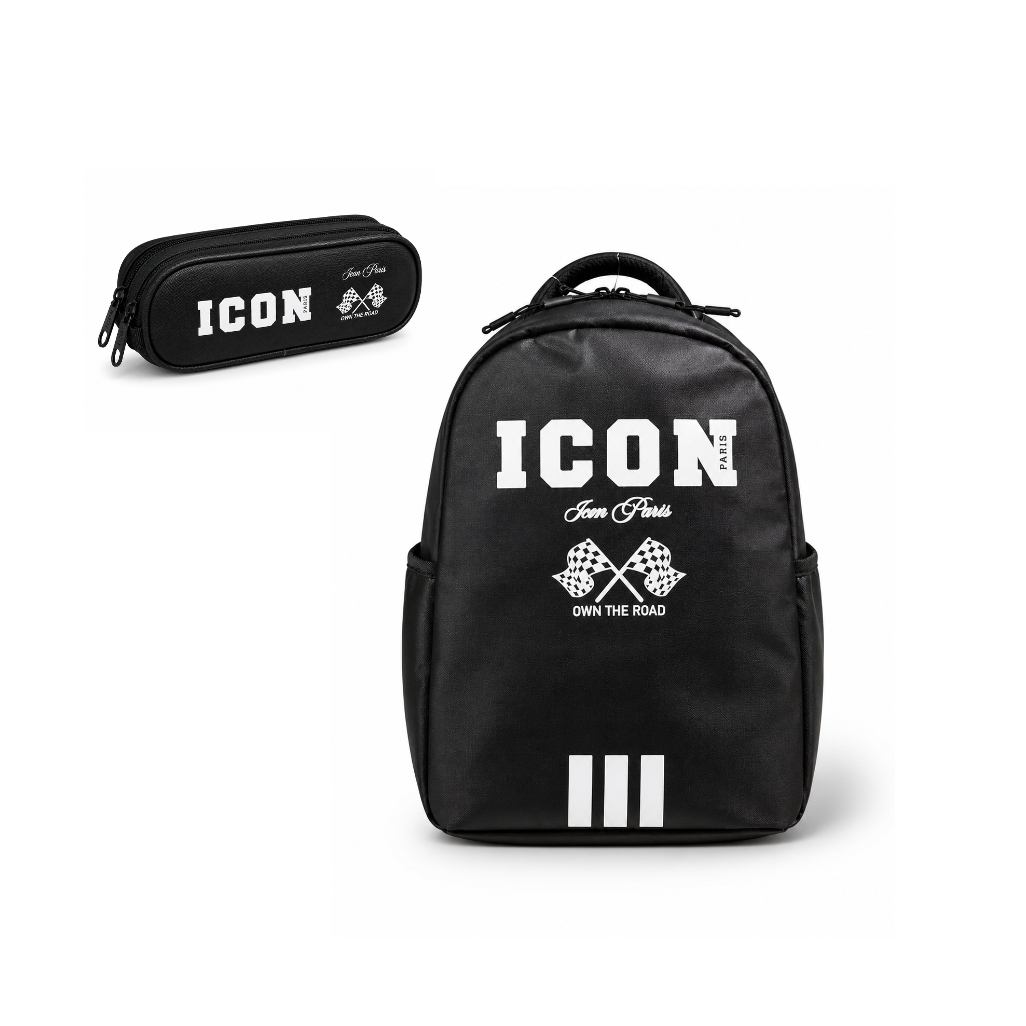 תיק + קלמר לוגו ודגלים ICON