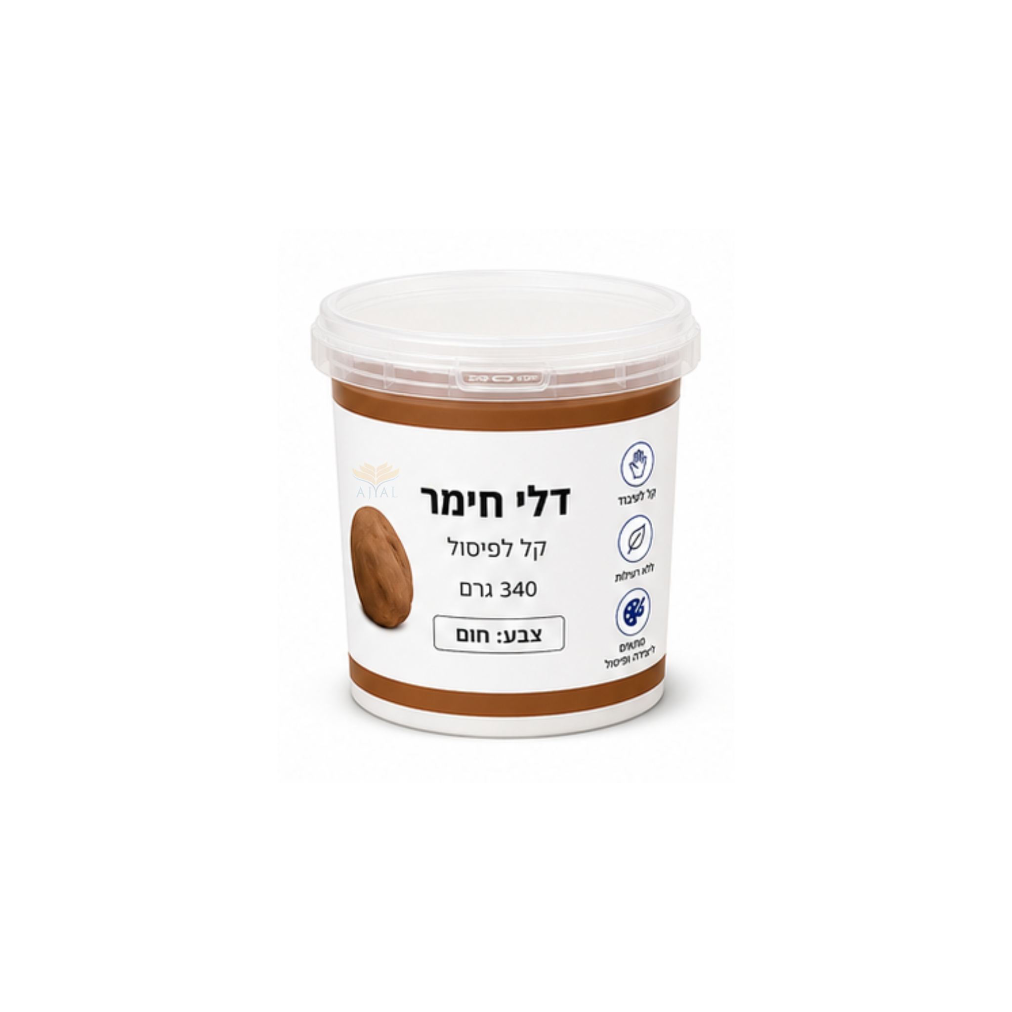 חימר קל בדלי 340 גרם