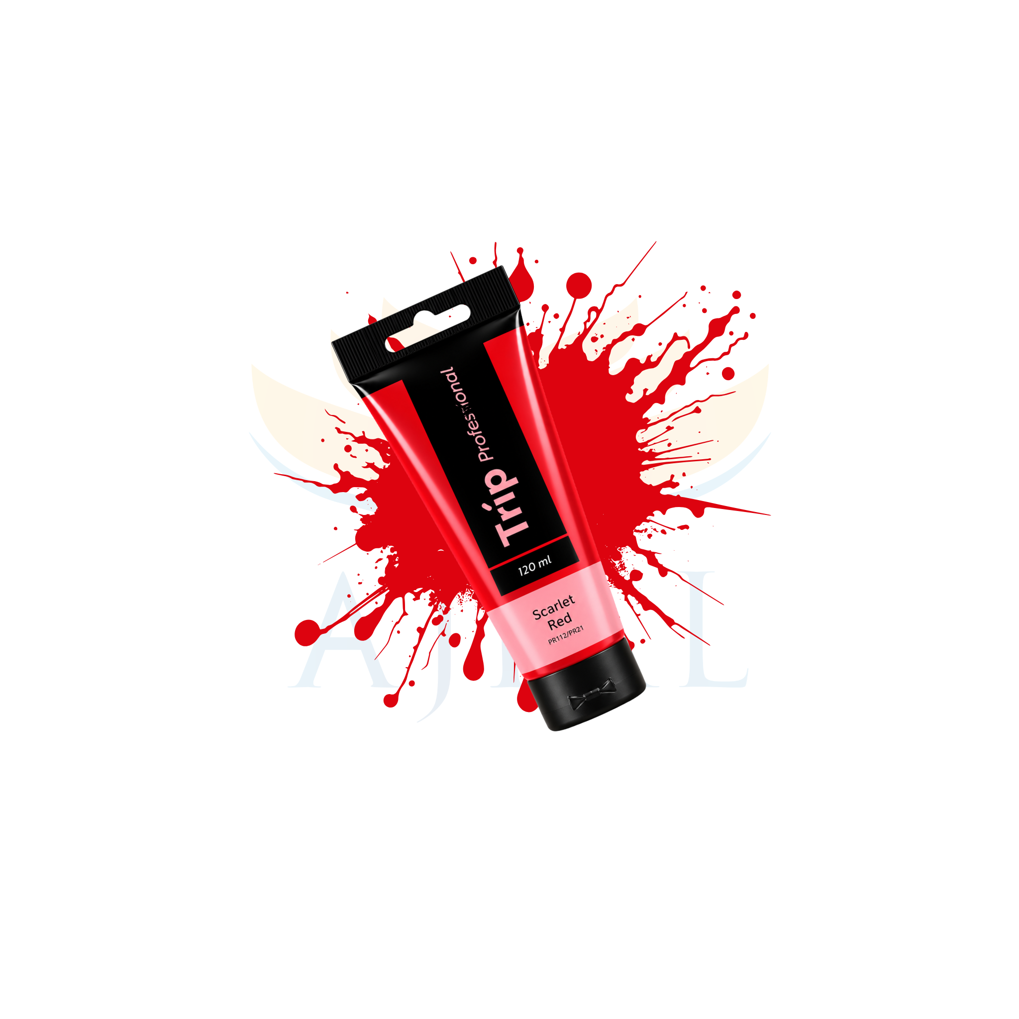 צבע אקריליק 120 מ"ל TRIP Scarlet Red