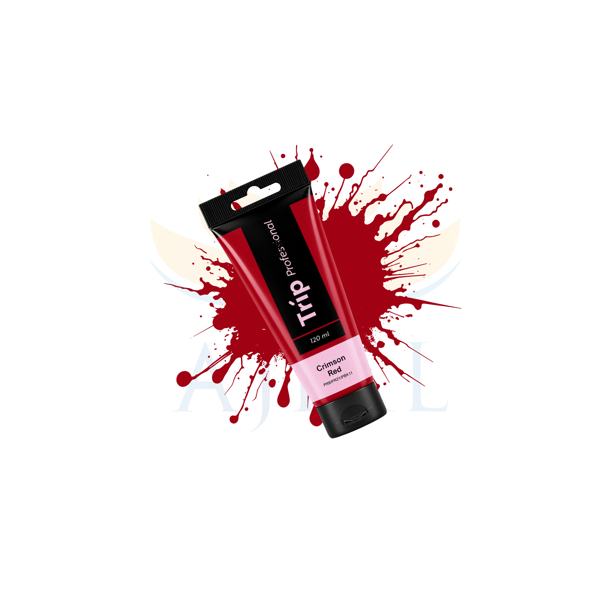 צבע אקריליק 120 מ"ל TRIP Crimson Red