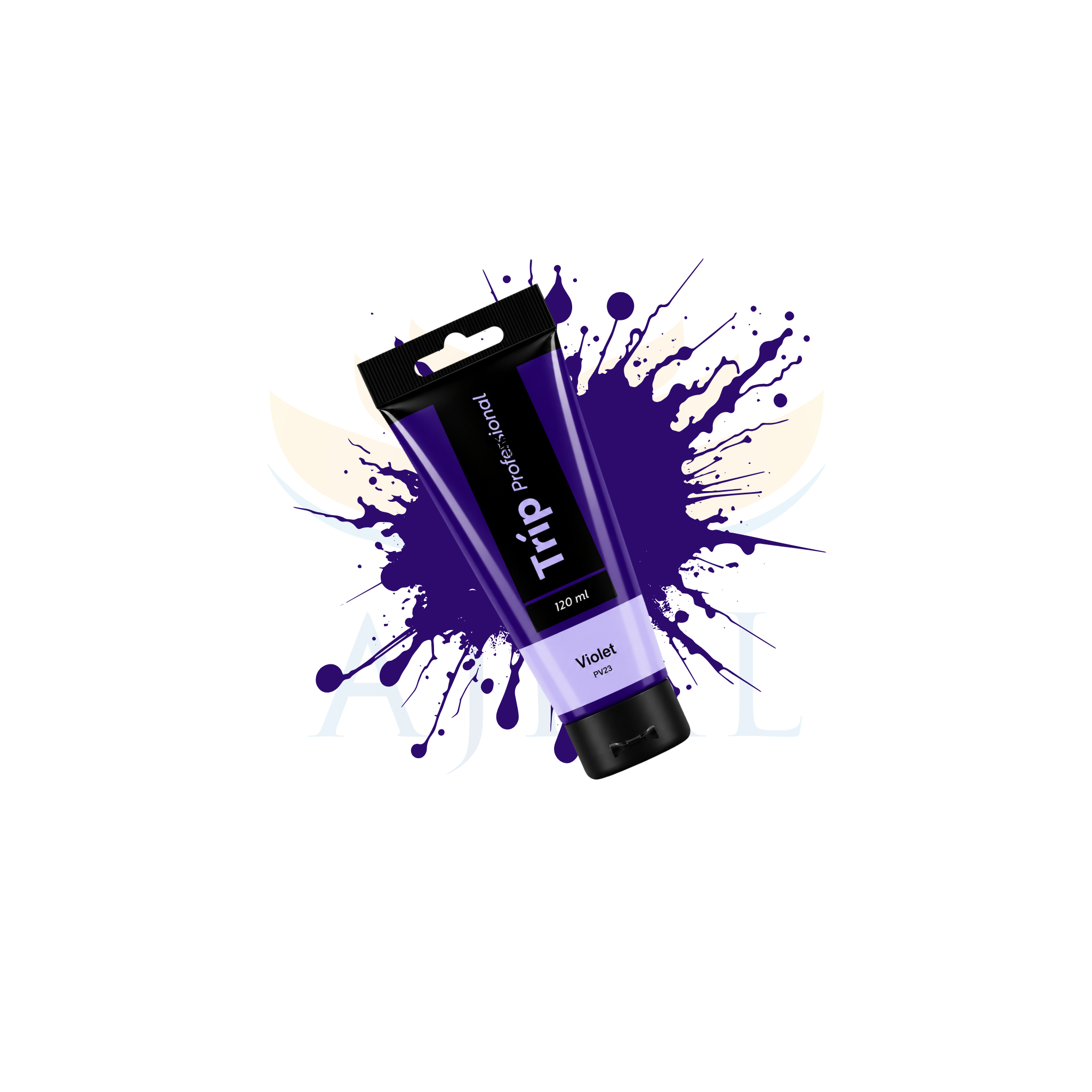 צבע אקריליק 120 מ"ל TRIP Violet