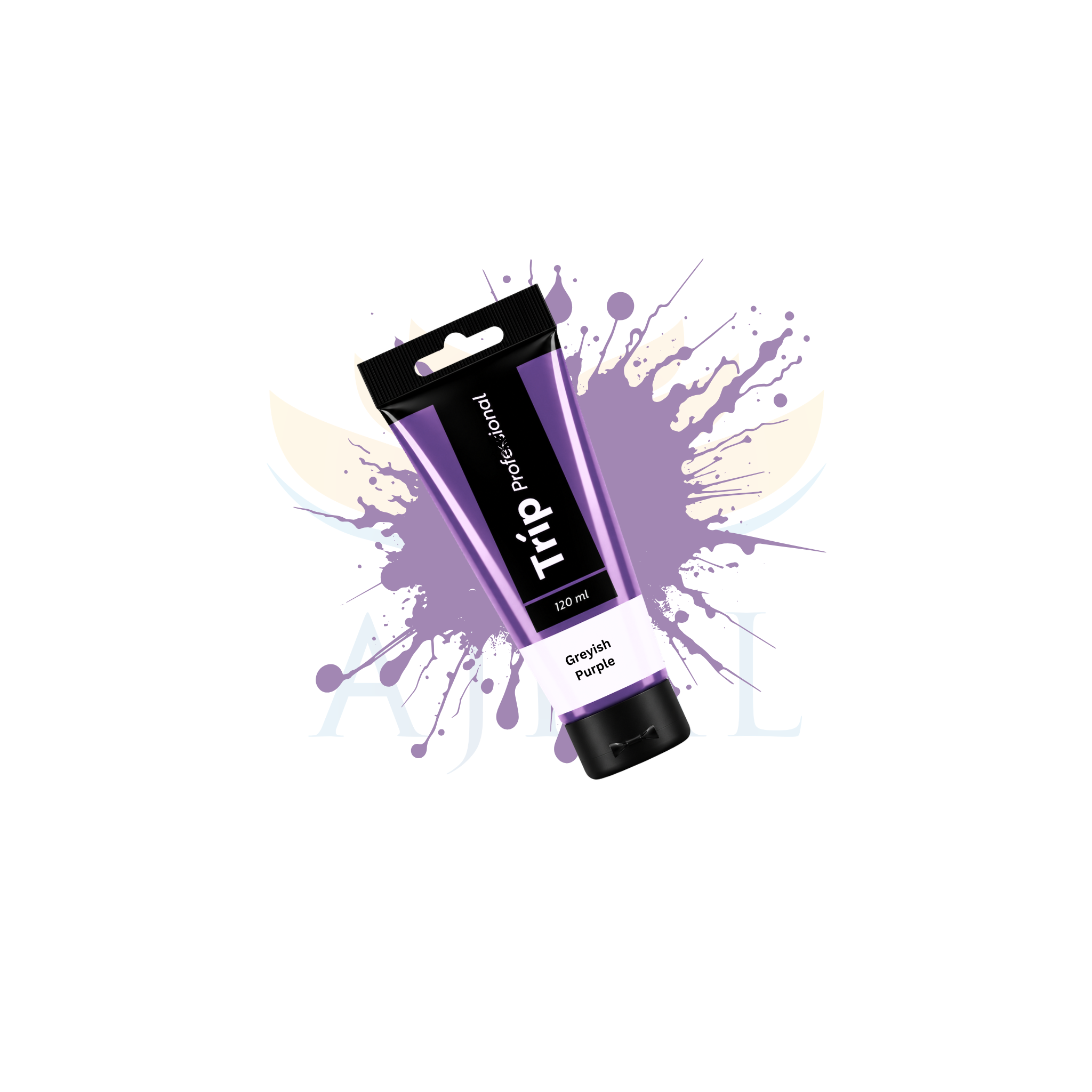 צבע אקריליק 120 מ"ל TRIP Greyish Purple