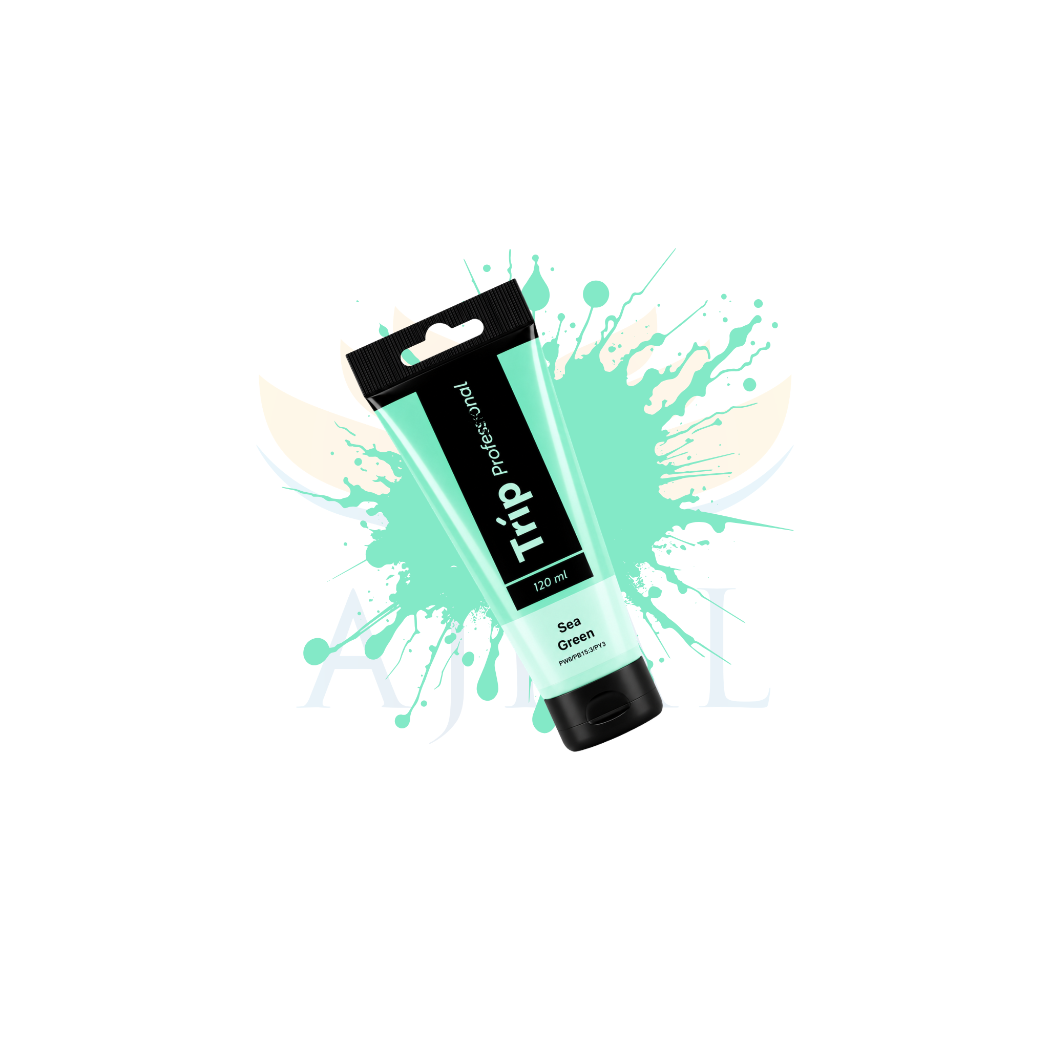 צבע אקריליק 120 מ"ל TRIP Sea Green