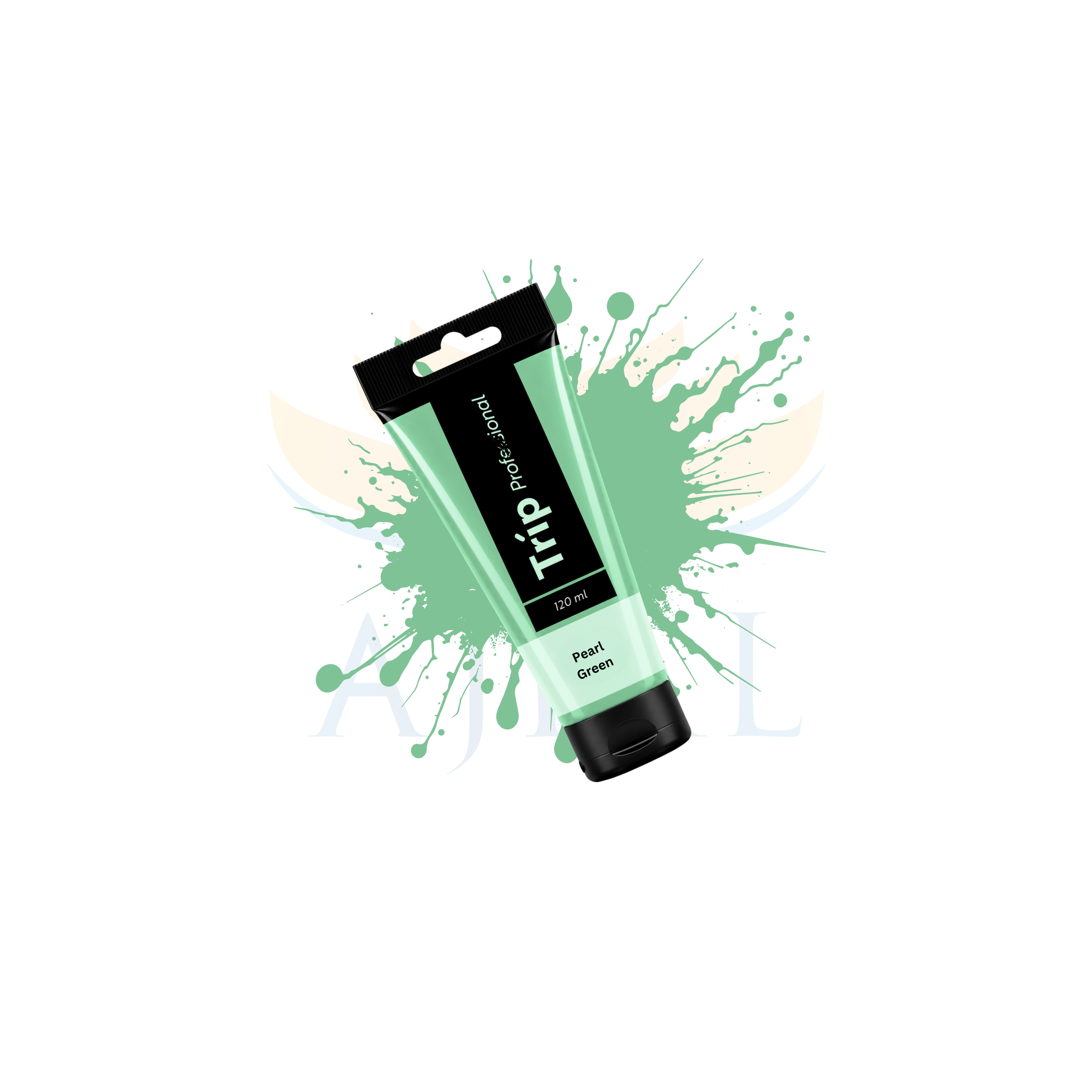צבע אקריליק 120 מ"ל TRIP Pearl Green