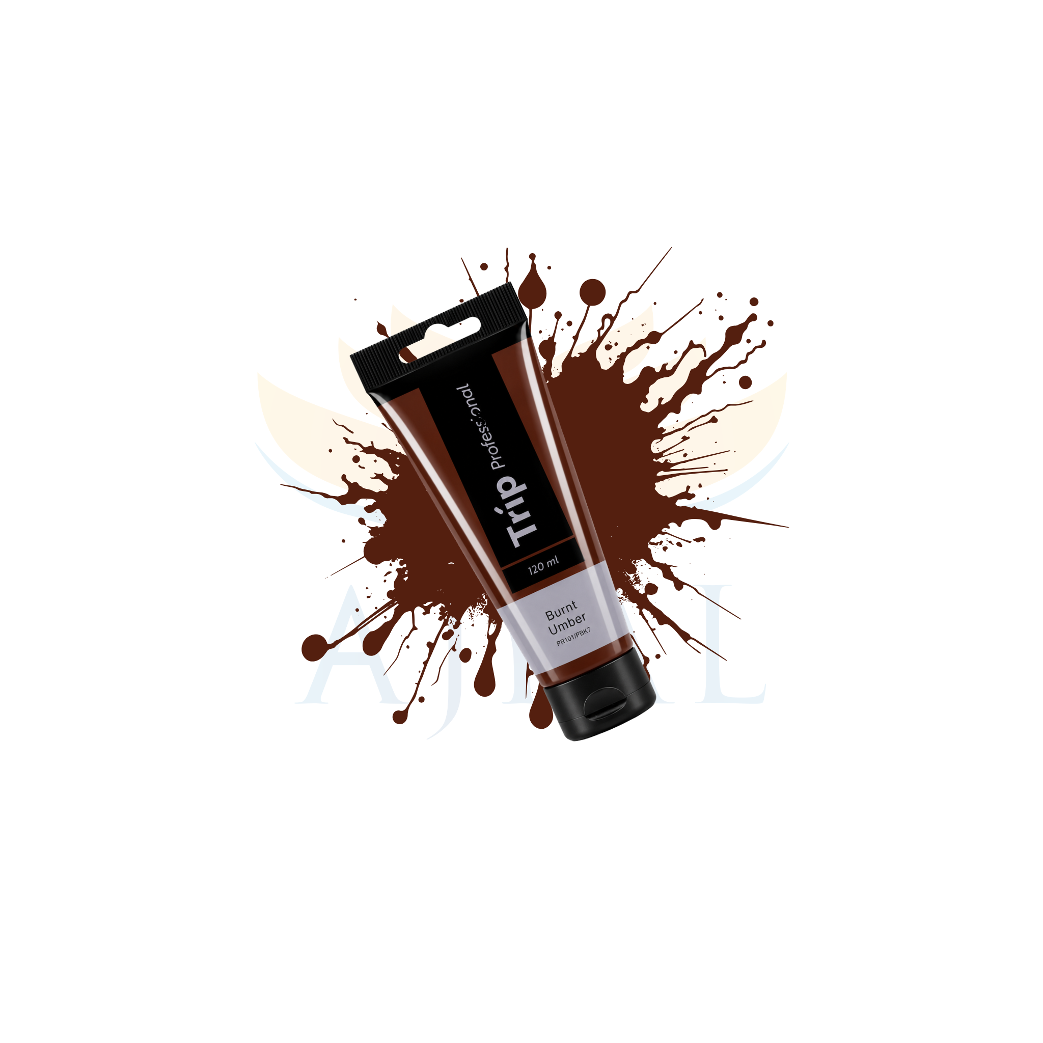 צבע אקריליק 120 מ"ל TRIP Burnt Umber