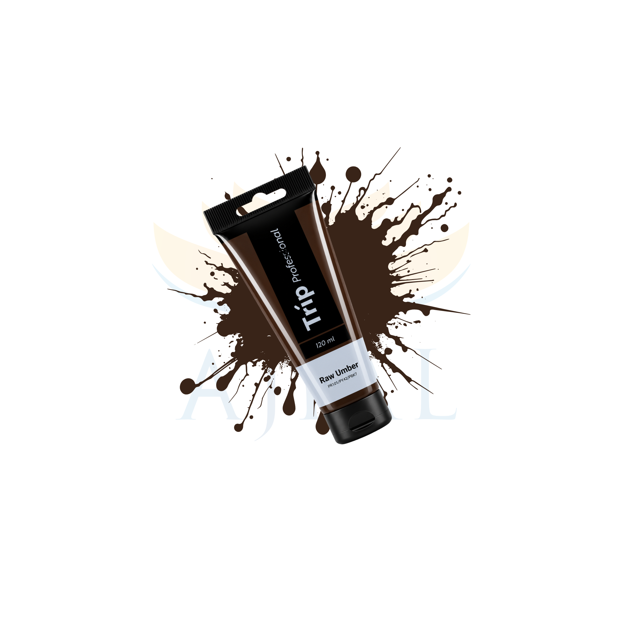 צבע אקריליק 120 מ"ל TRIP Raw Umber