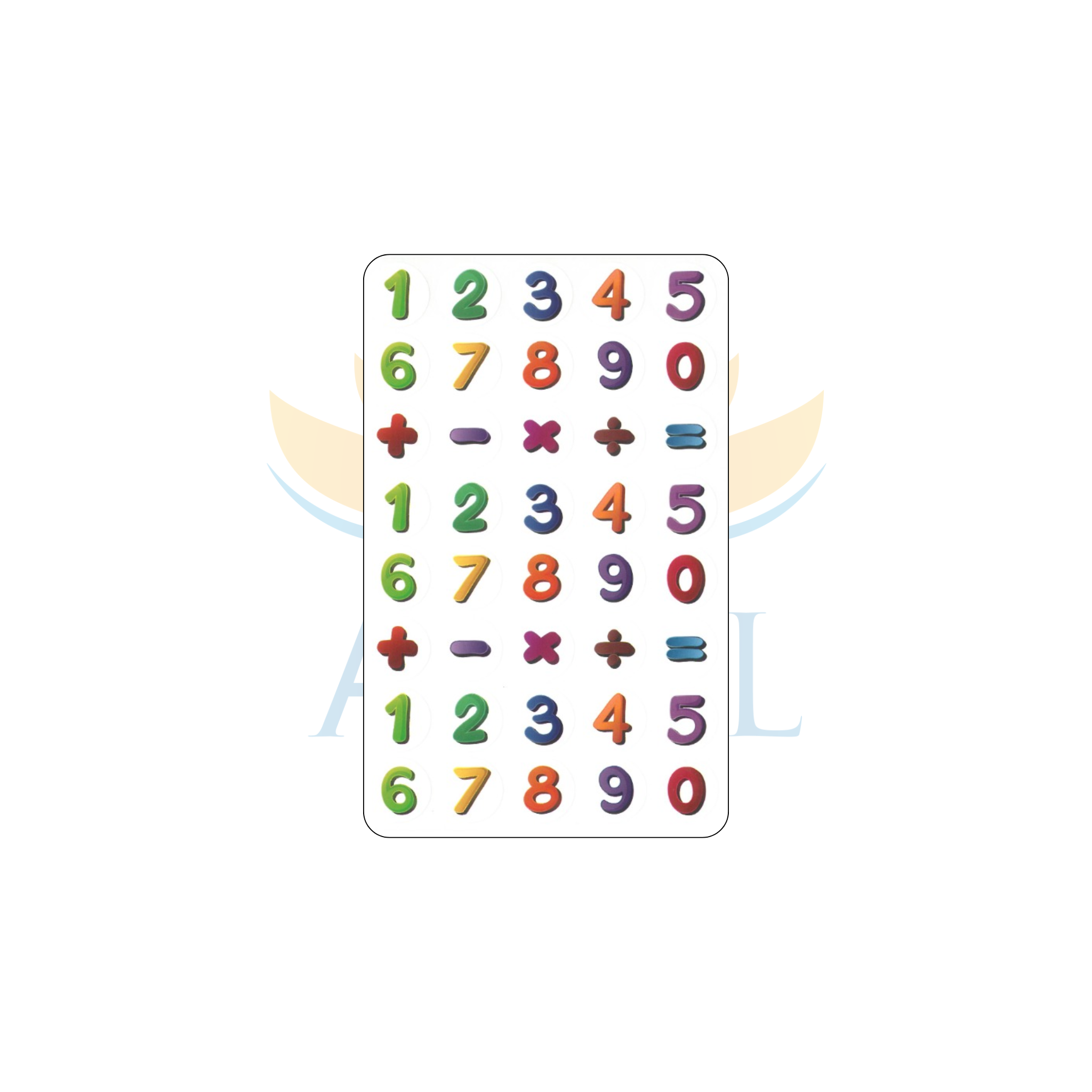 מדבקות 15156 מספרים 2