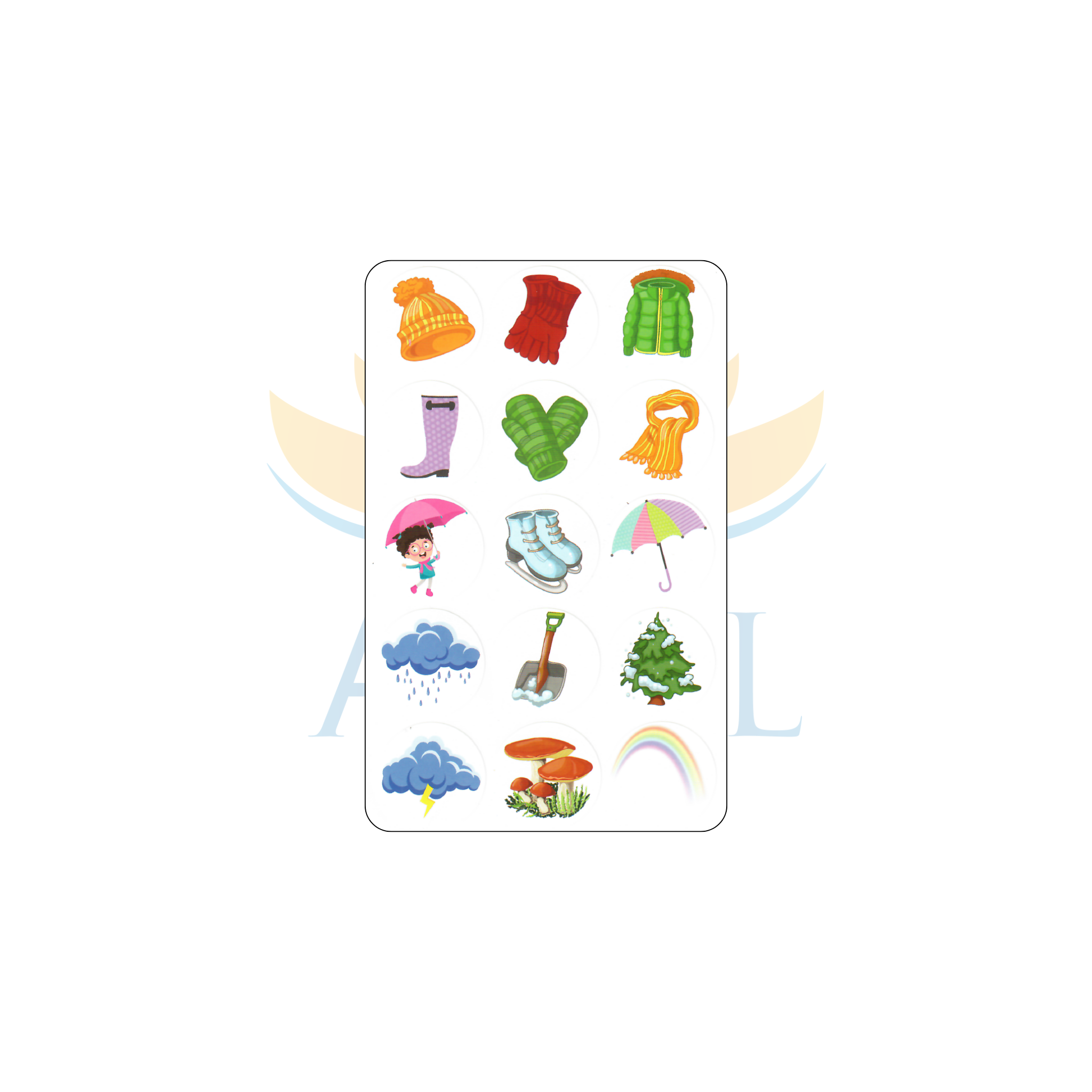 מדבקות 15257 חורף