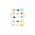 מדבקות 15259 מזג האוויר