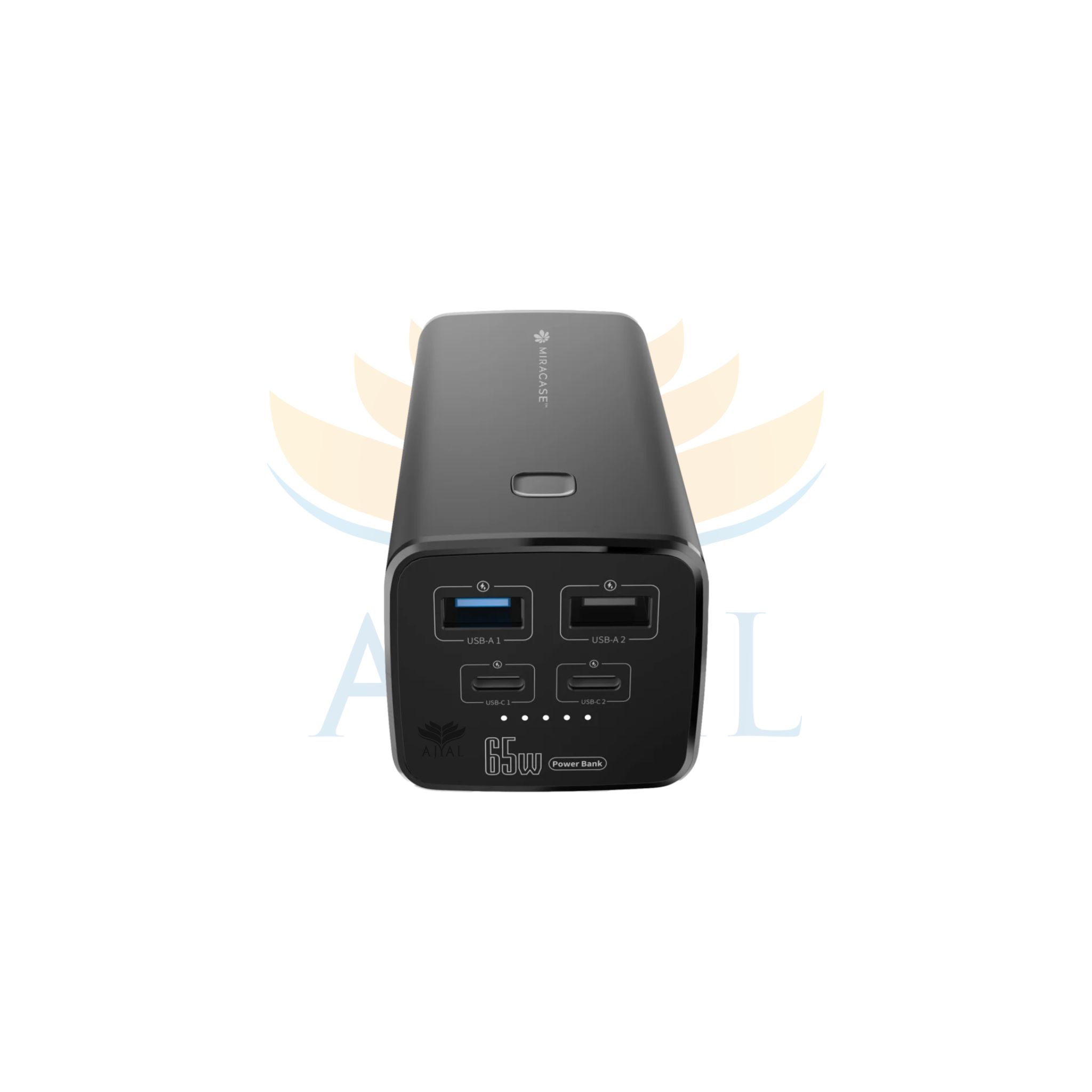 סוללת טעינה אלחוטית דגם MPB2065W בצבע שחור מבית MIRACASE