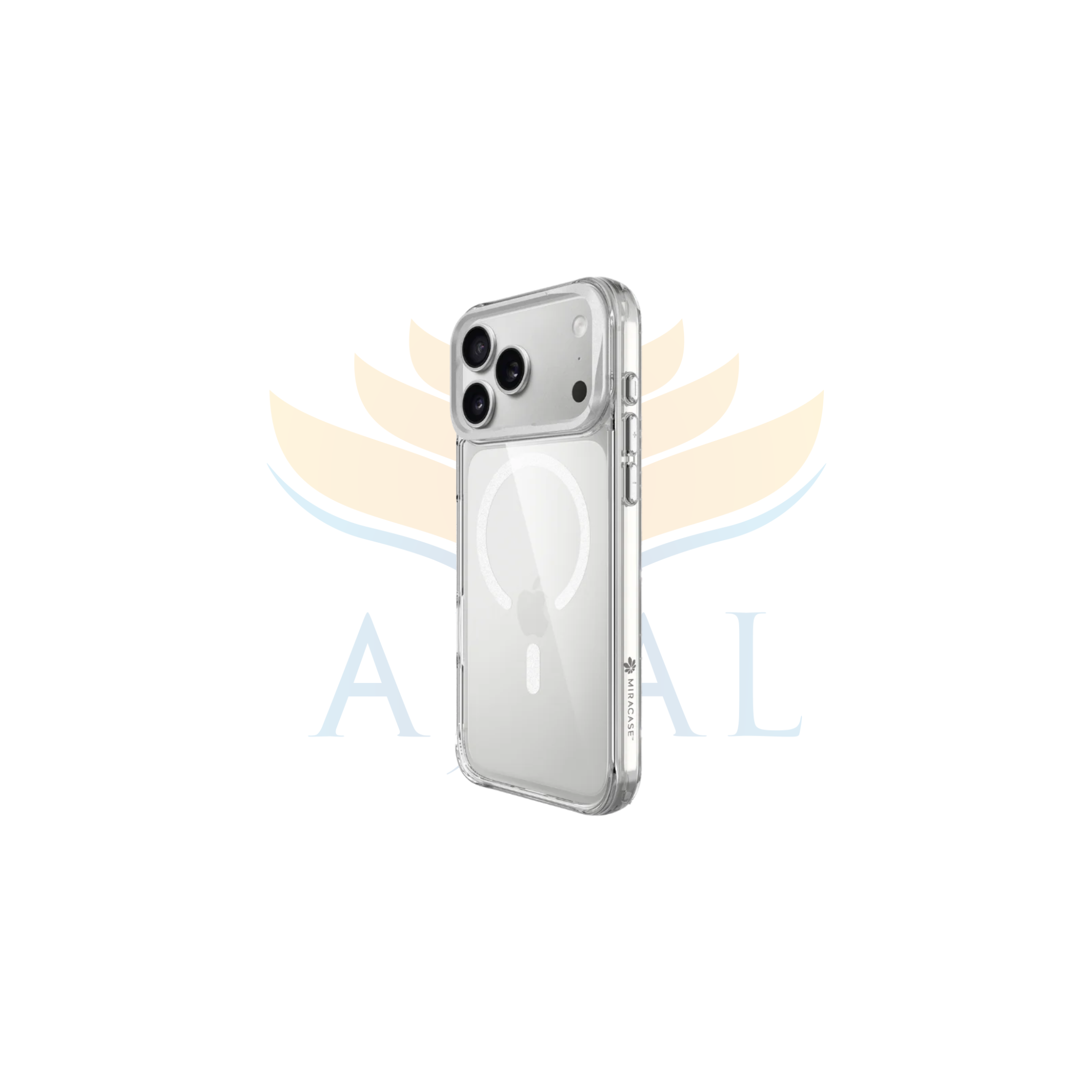 כיסוי ל-iPhone 17 Pro Max בצבע אפור דגם MIRAHOLD מבית Miracase