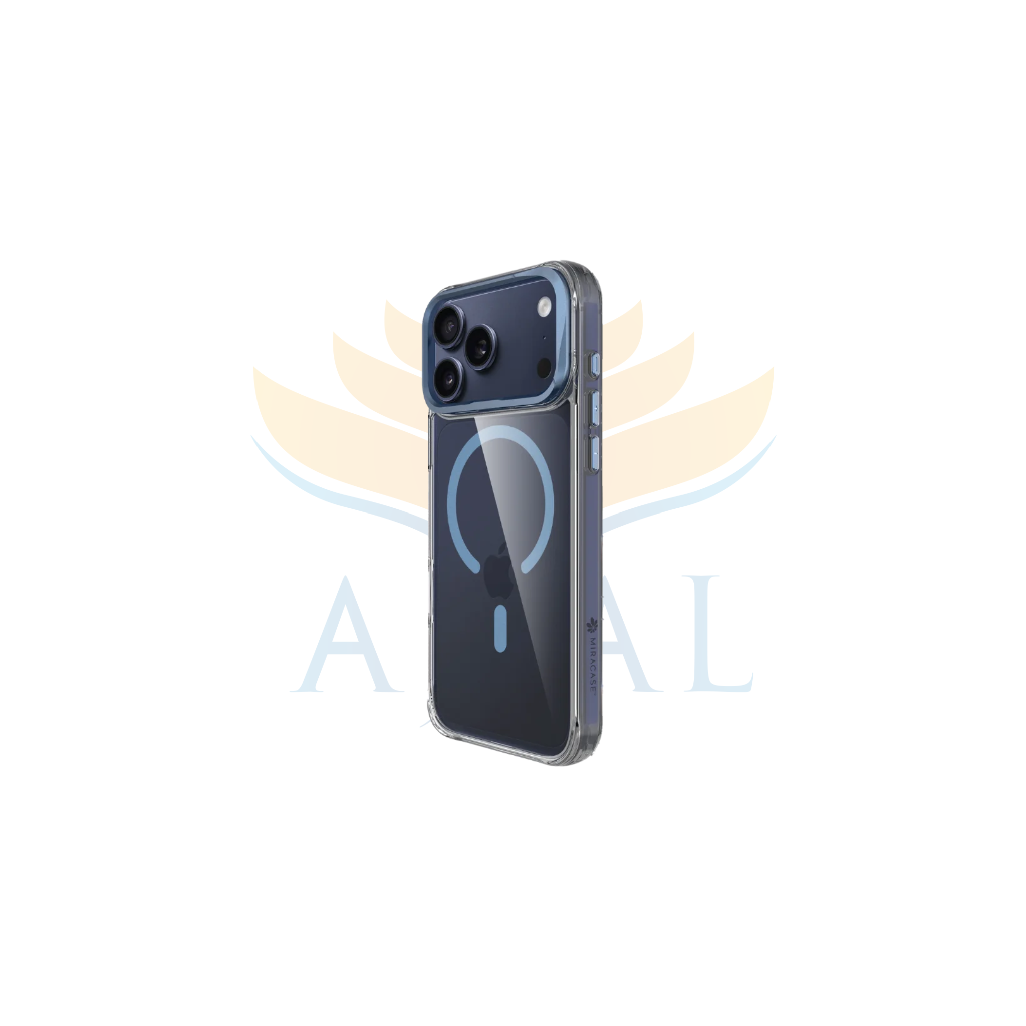 כיסוי ל-iPhone 17 Pro Max בצבע אפור דגם MIRAHOLD מבית Miracase