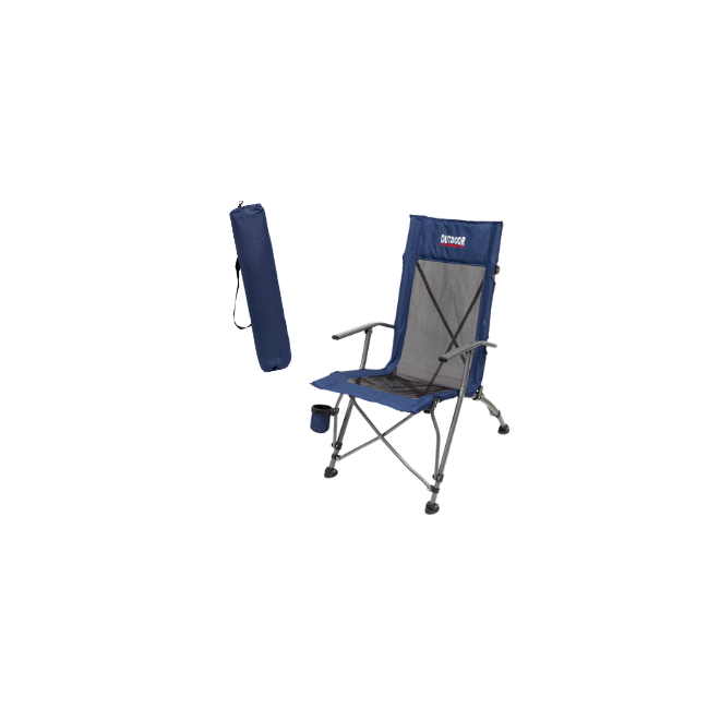OUTDOOR LOUNGER - כסא ים מתקפל כחול