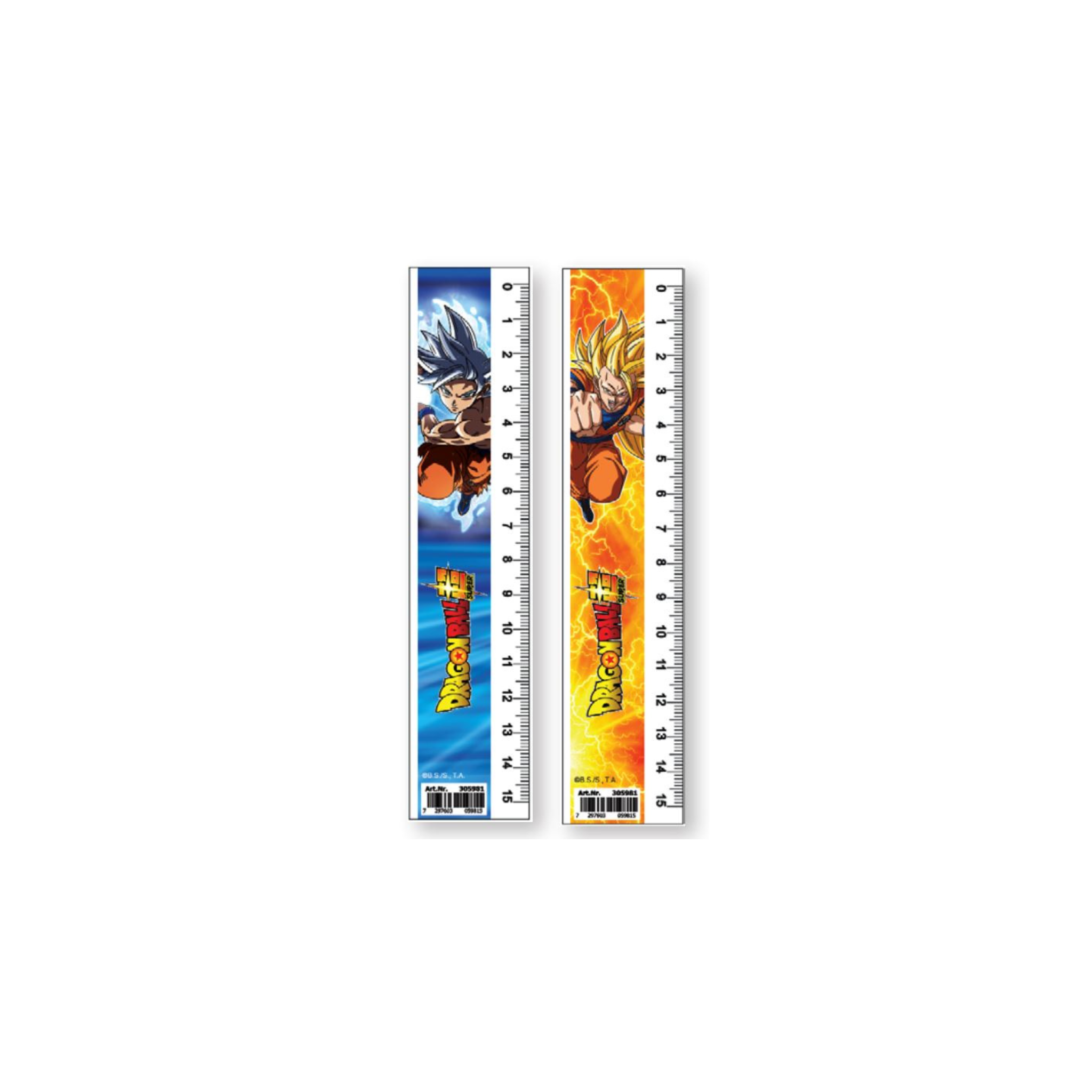סרגל 15 ס"מ דרגון בול LOOPY
