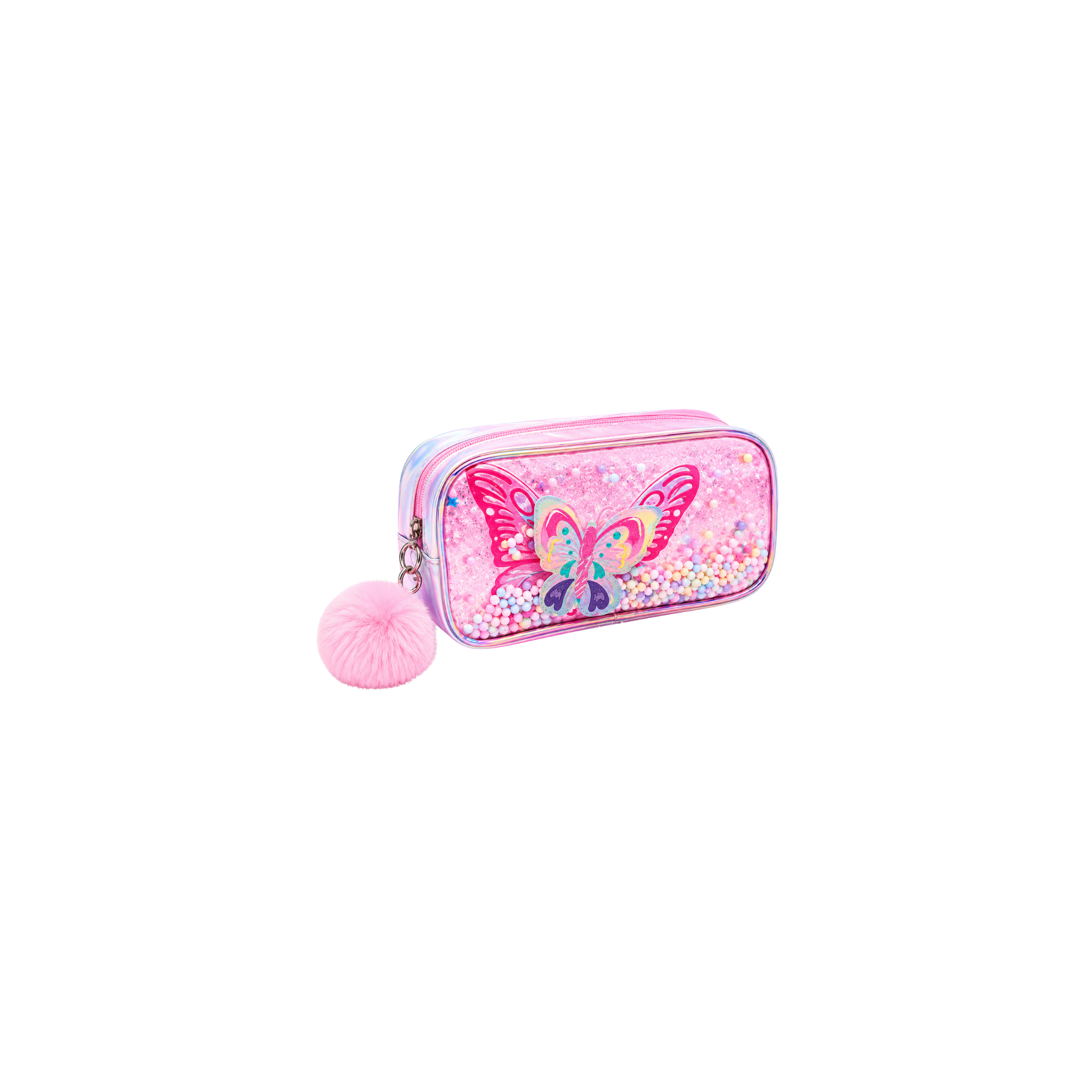 קלמר צבעוני פרפרים וכדורים קטנים LOOPY