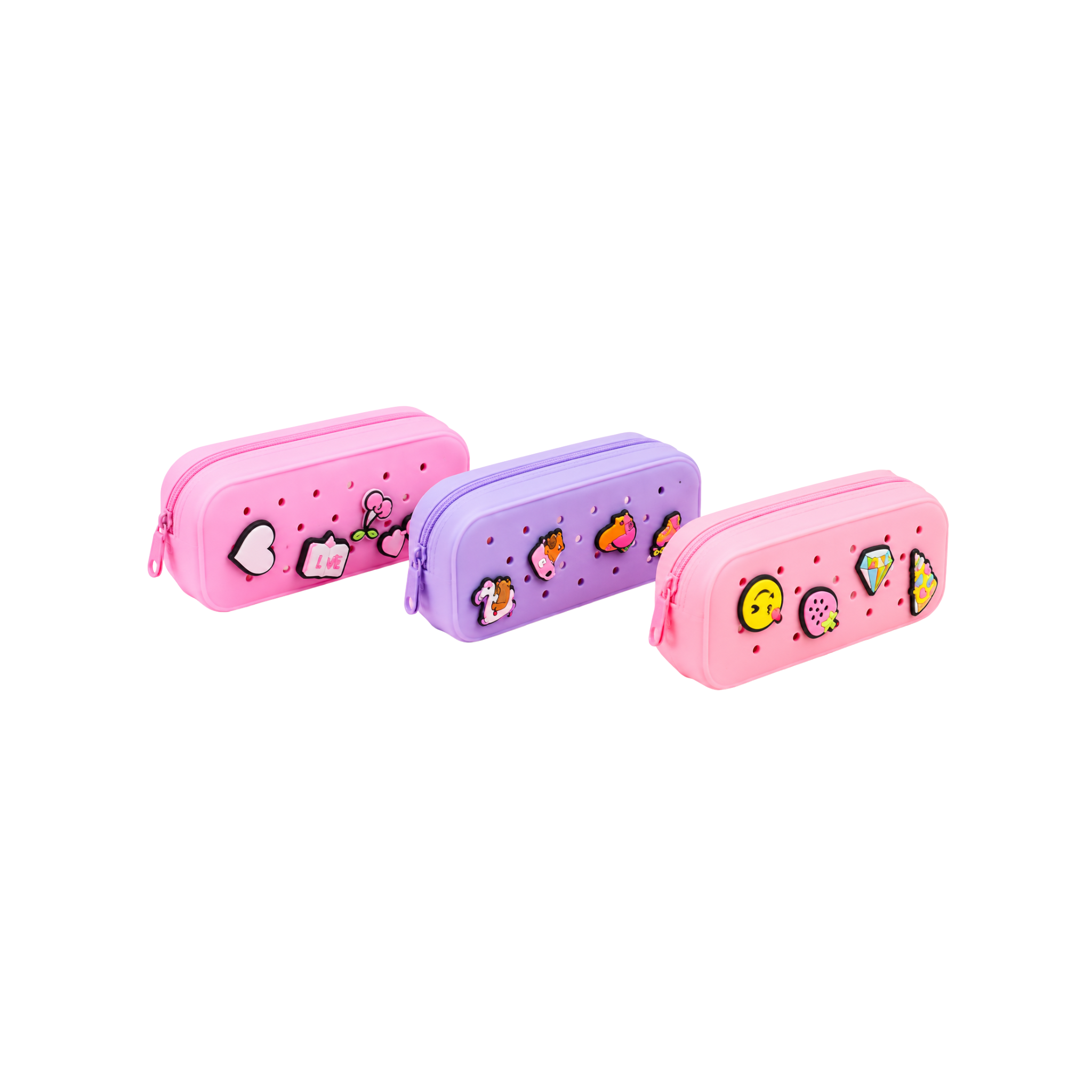קלמר סיליקון עם 4 צ'רמרים LOOPY
