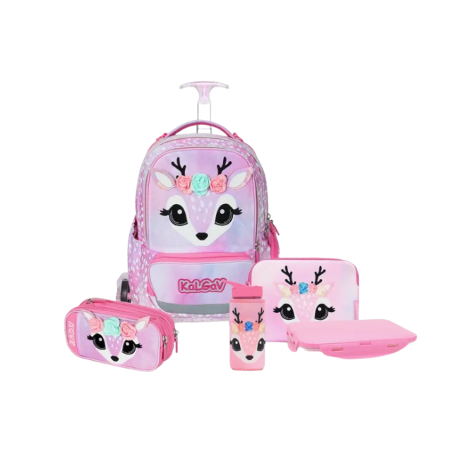 מארז X-Fix trolley Deer ורוד