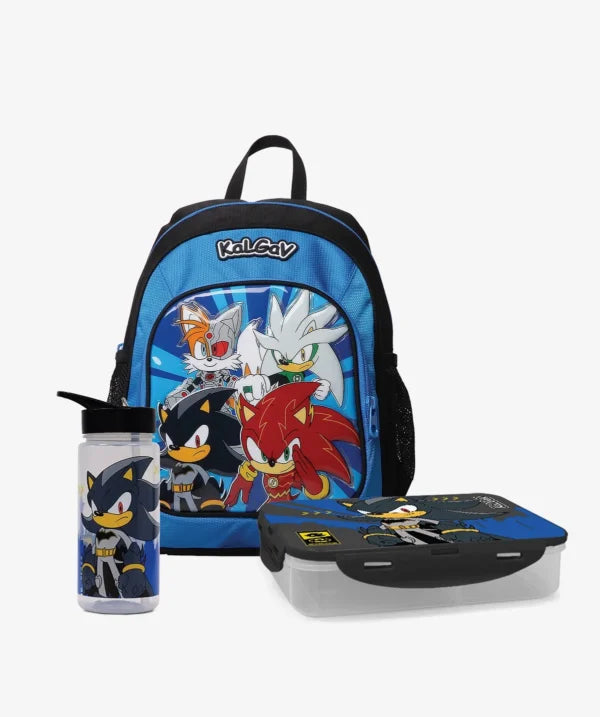 סט תיק גן נועם כחול SONIC + DC