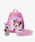 סט תיק גן נועם ורוד כהה MINNIE MOUSE